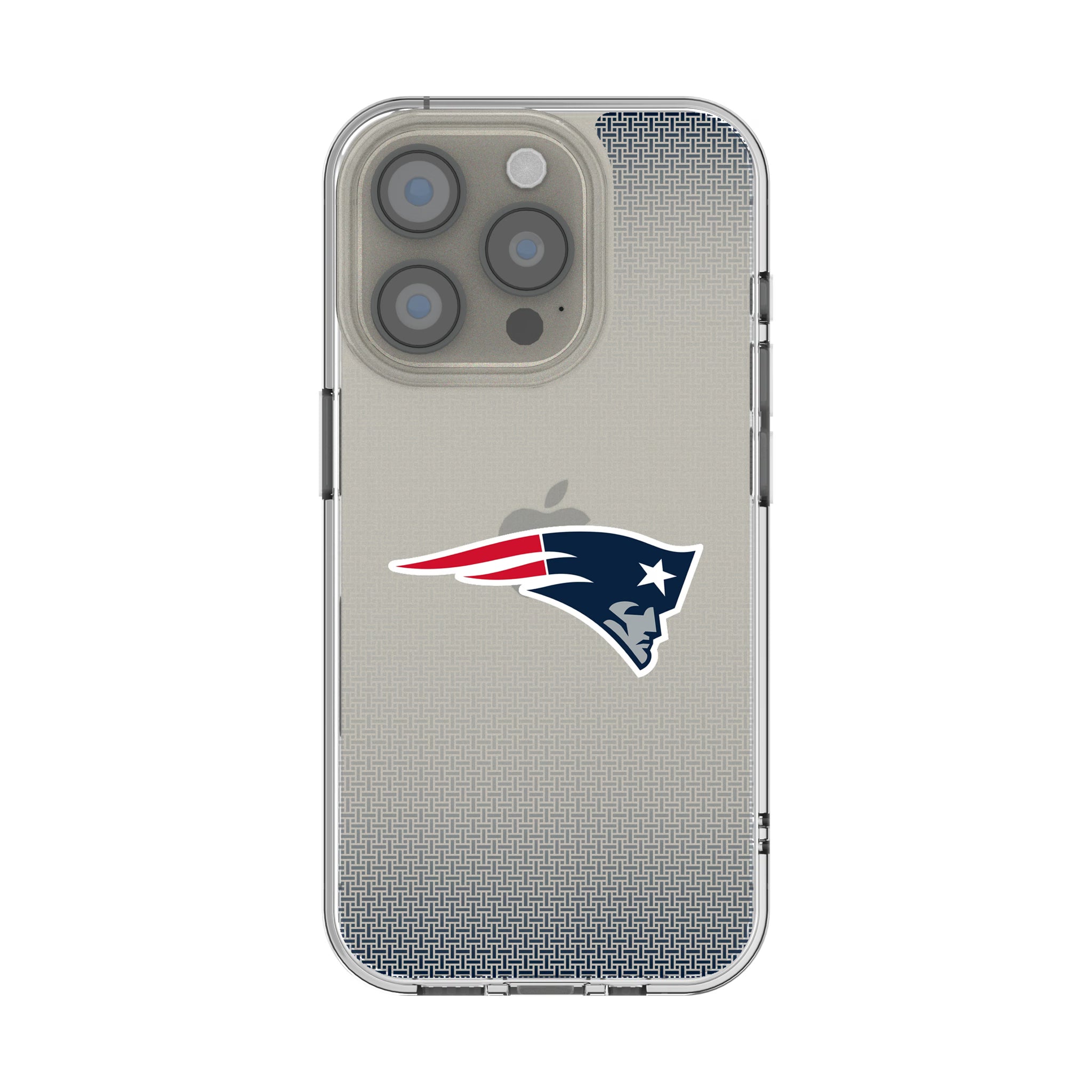 New England Patriots Linen iPhone Clear Phone Case for Apple iPhone
