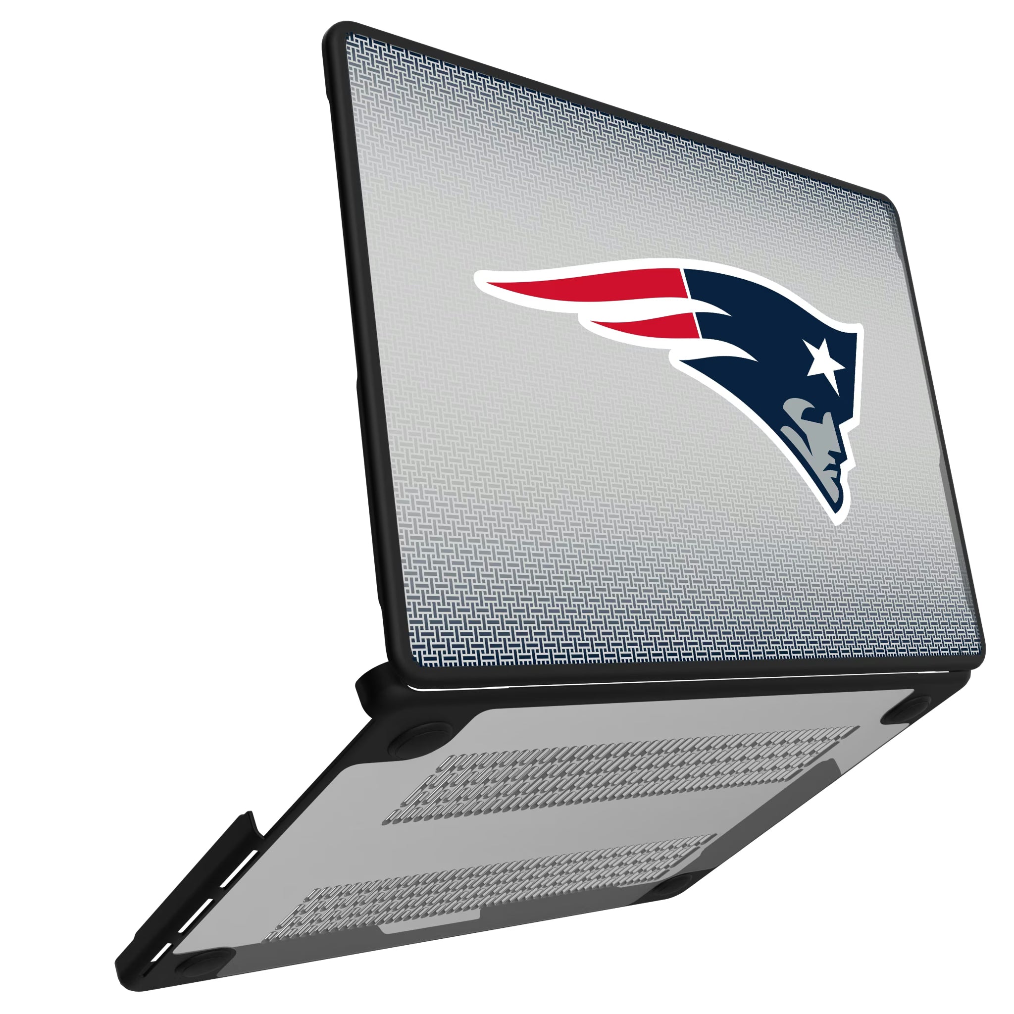 New England Patriots Linen MacBook Laptop Case for Apple MacBook#Device_MacBook Pro (14-inch, 2021) / MacBook Pro (14-inch, 2023) / MacBook Pro (14-inch, 2024)