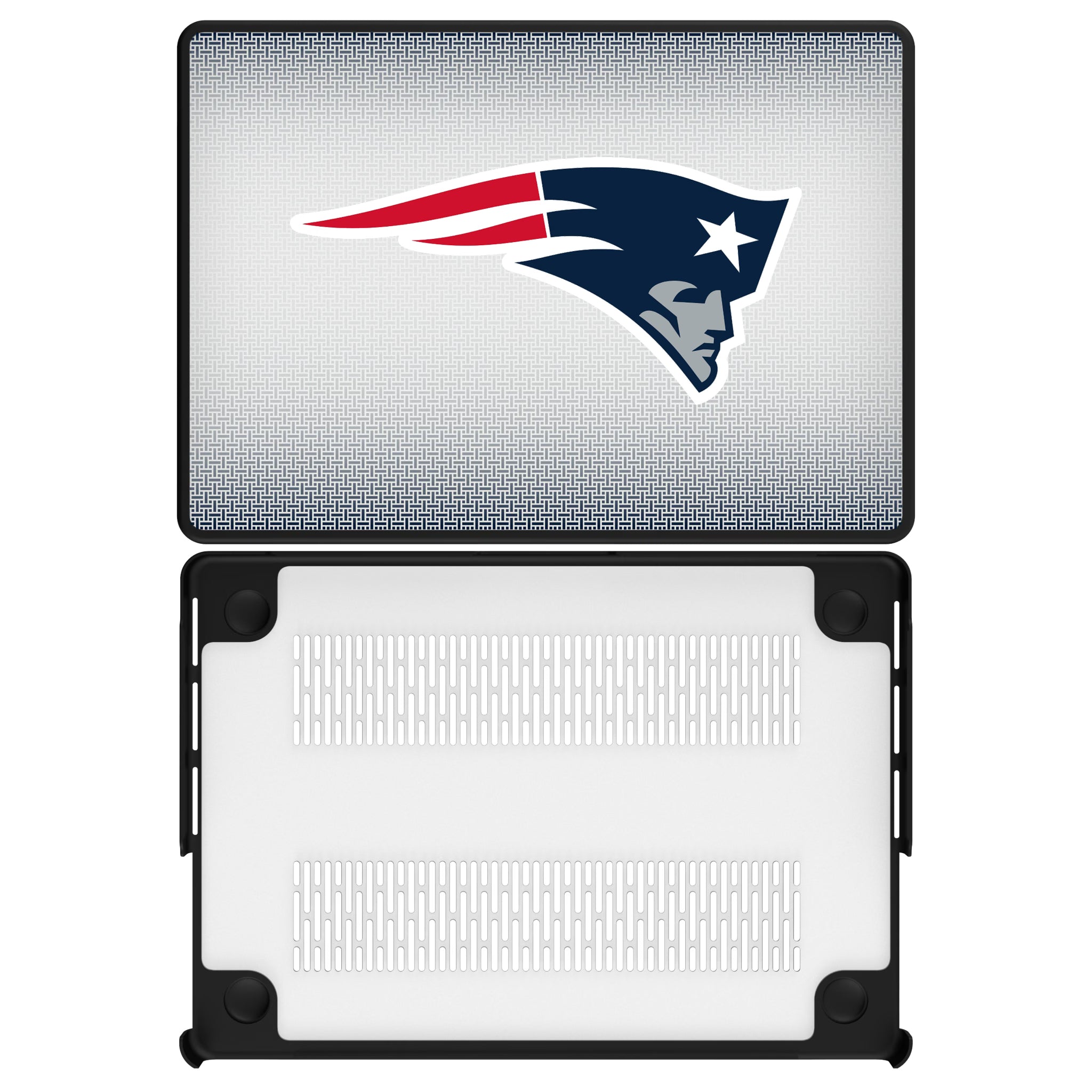 New England Patriots Linen MacBook Laptop Case for Apple MacBook#Device_MacBook Pro (14-inch, 2021) / MacBook Pro (14-inch, 2023) / MacBook Pro (14-inch, 2024)