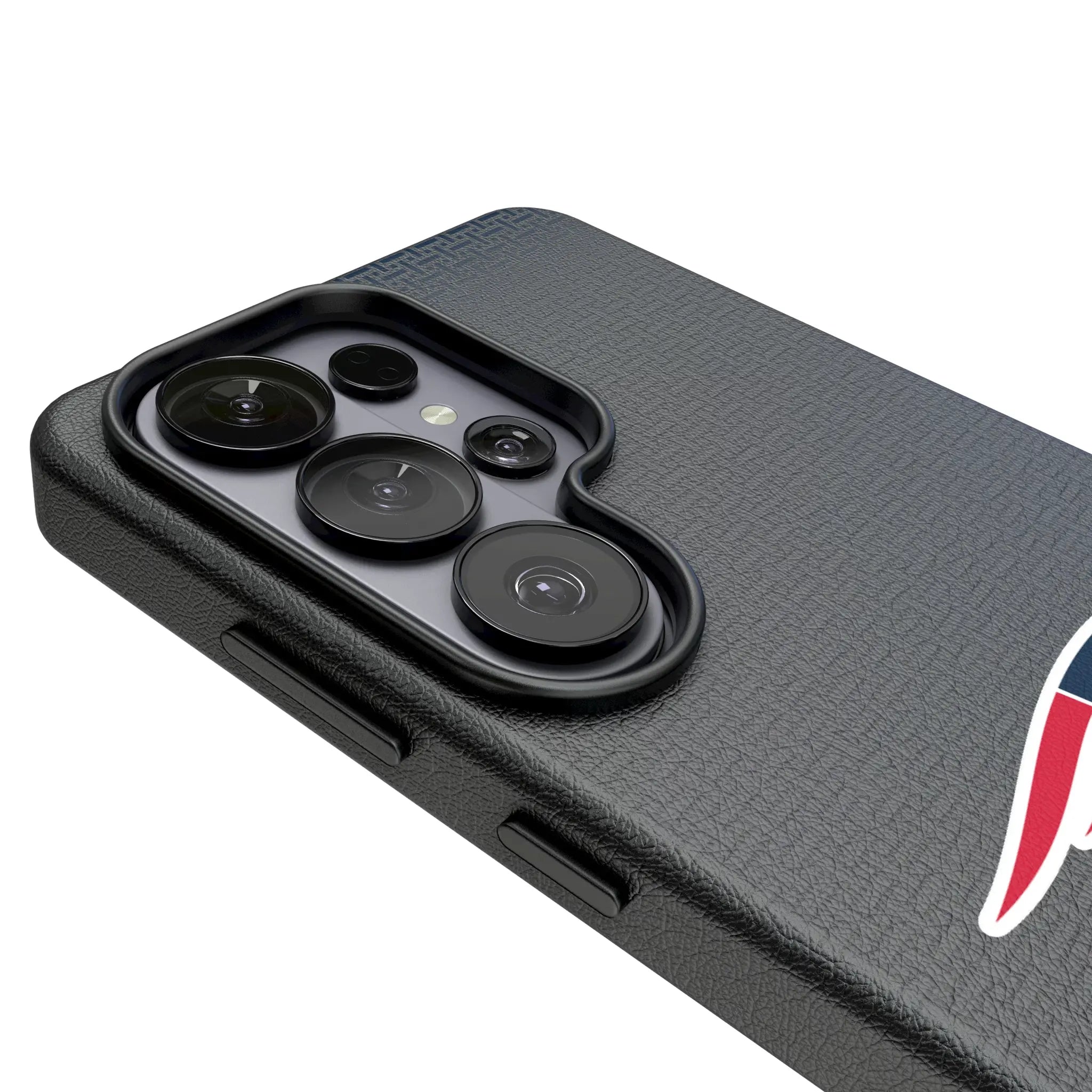 New England Patriots Linen Galaxy MagSafe Compatible Phone Case for Samsung Galaxy - Detail#Device_Galaxy S26 Ultra