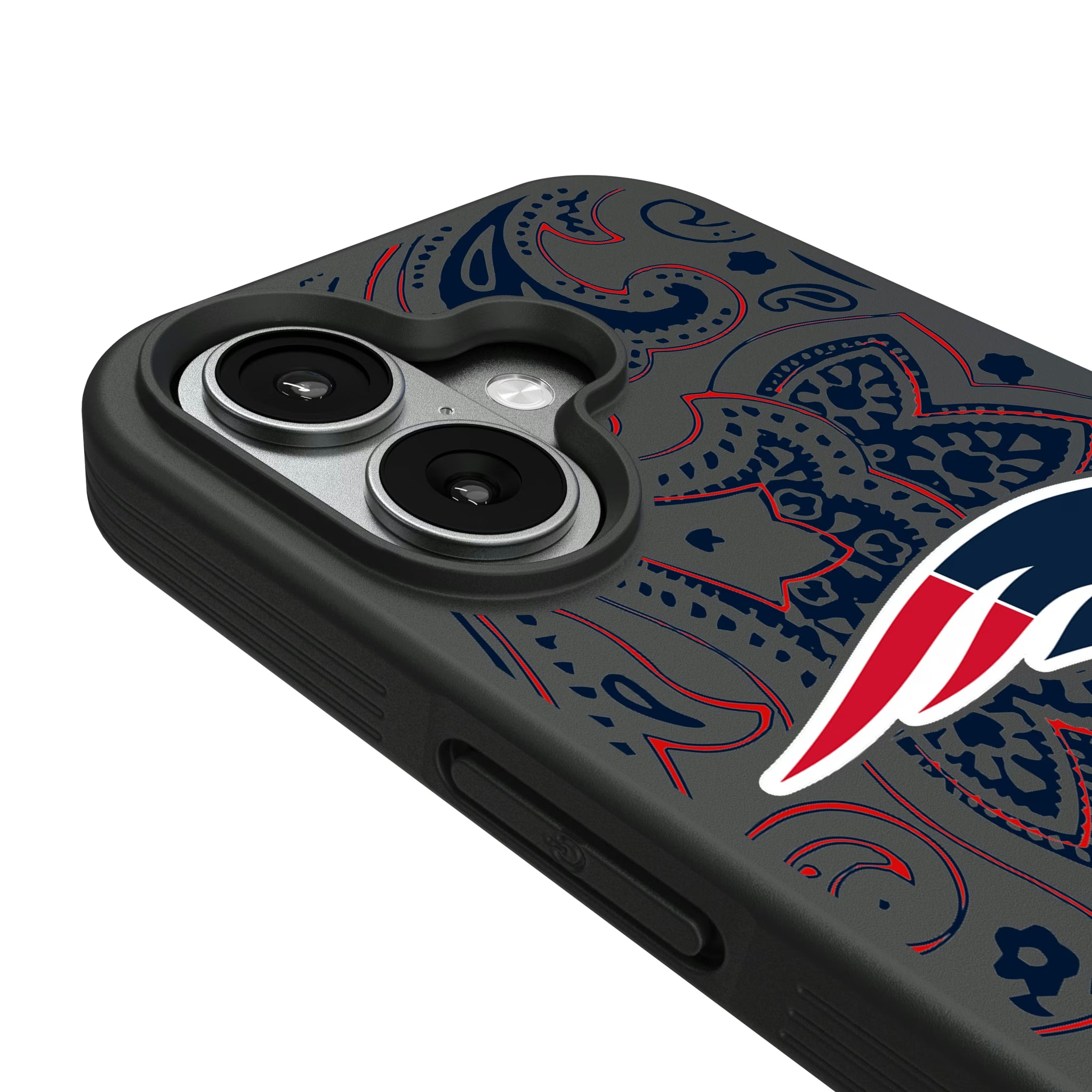 New England Patriots Paisley iPhone Bump Phone Case for Apple iPhone - Detail#Device_iPhone 17