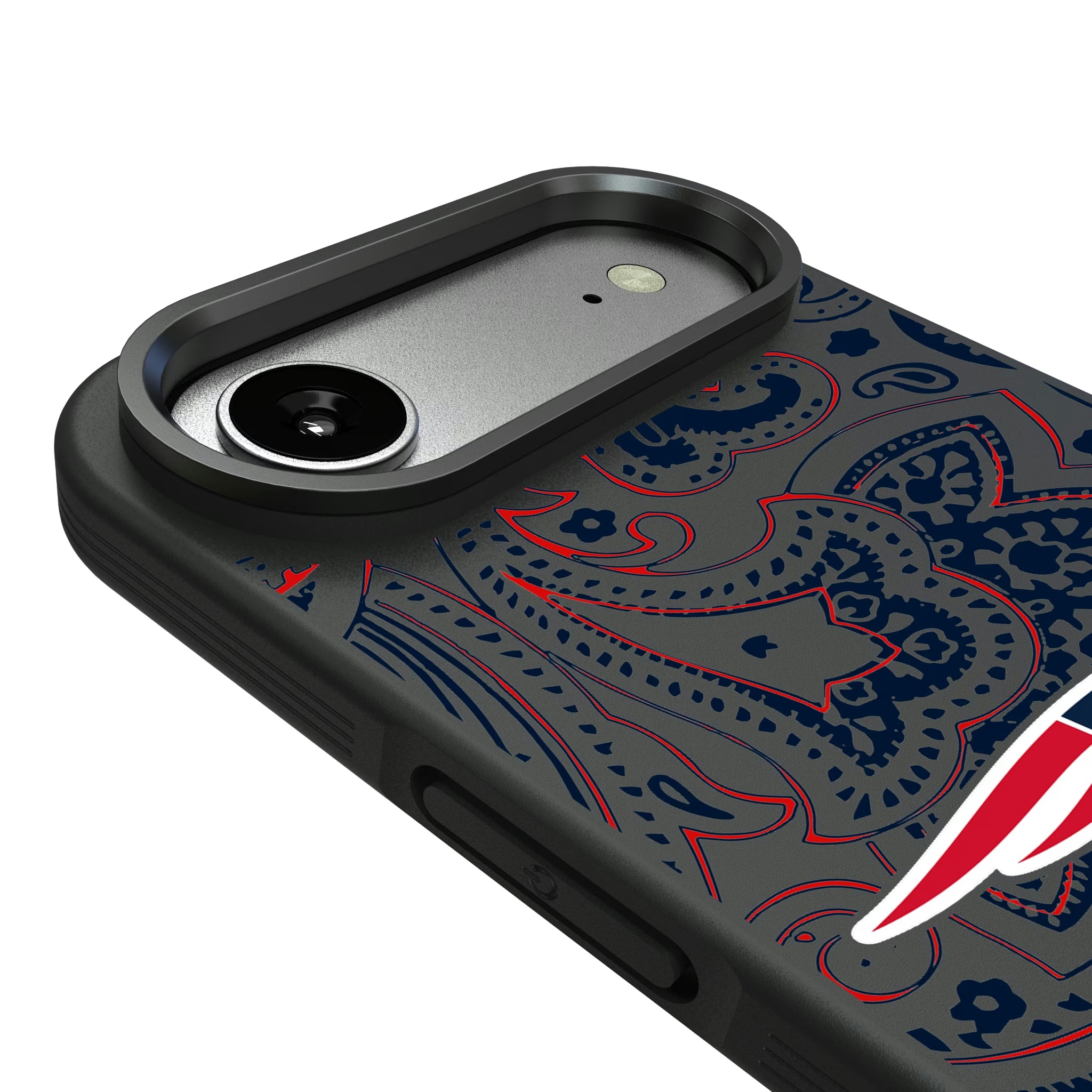 New England Patriots Paisley iPhone Bump Phone Case for Apple iPhone - Detail#Device_iPhone Air