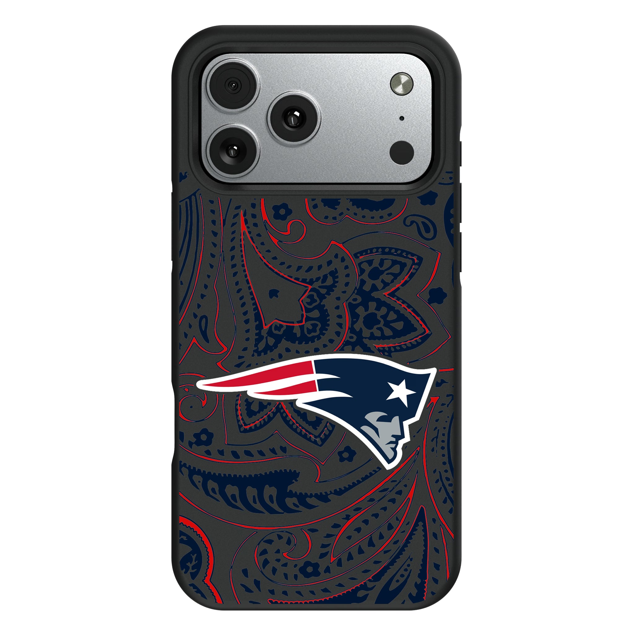 New England Patriots Paisley iPhone Bump Phone Case for Apple iPhone#Device_iPhone 17 Pro Max