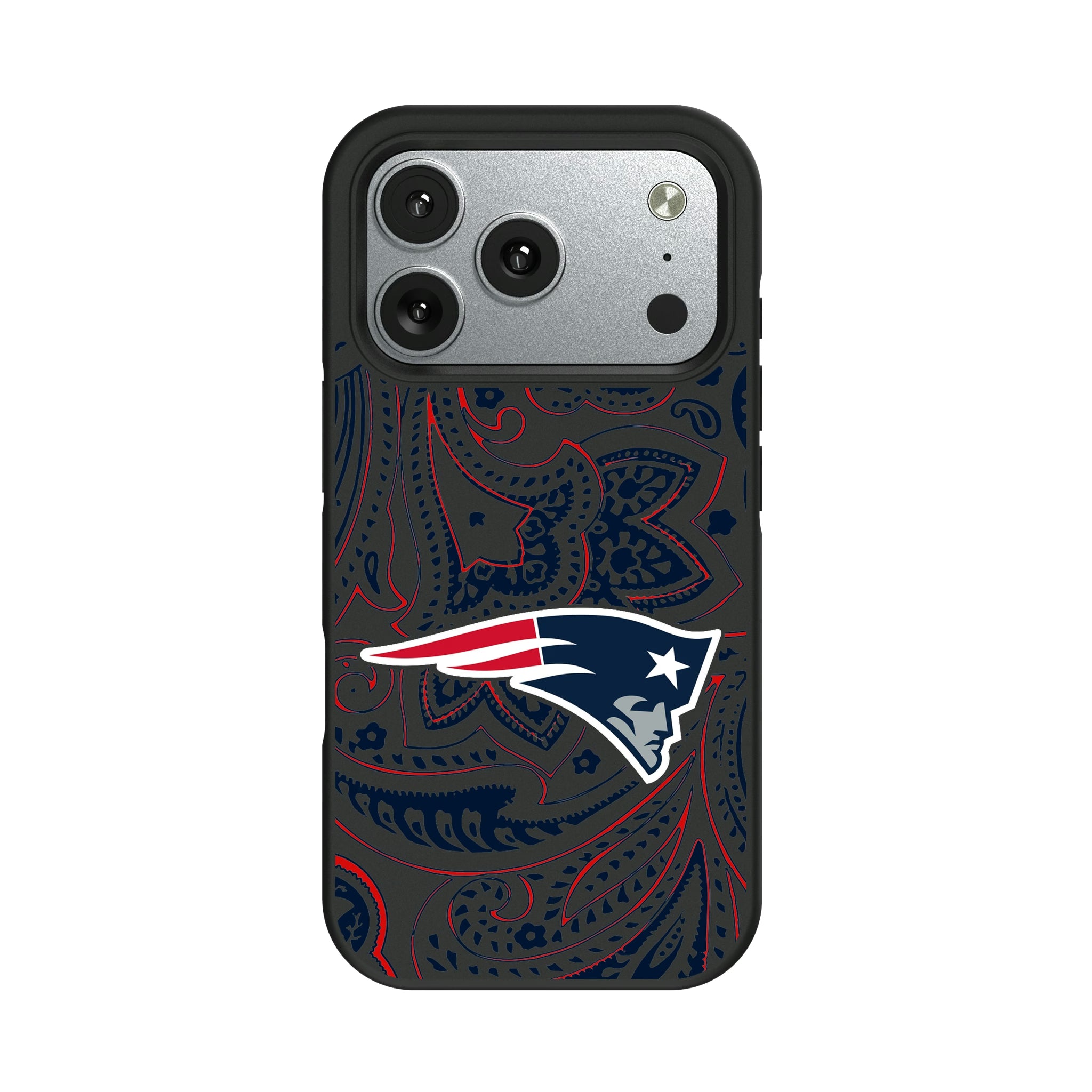New England Patriots Paisley iPhone Bump Phone Case for Apple iPhone#Device_iPhone 17 Pro