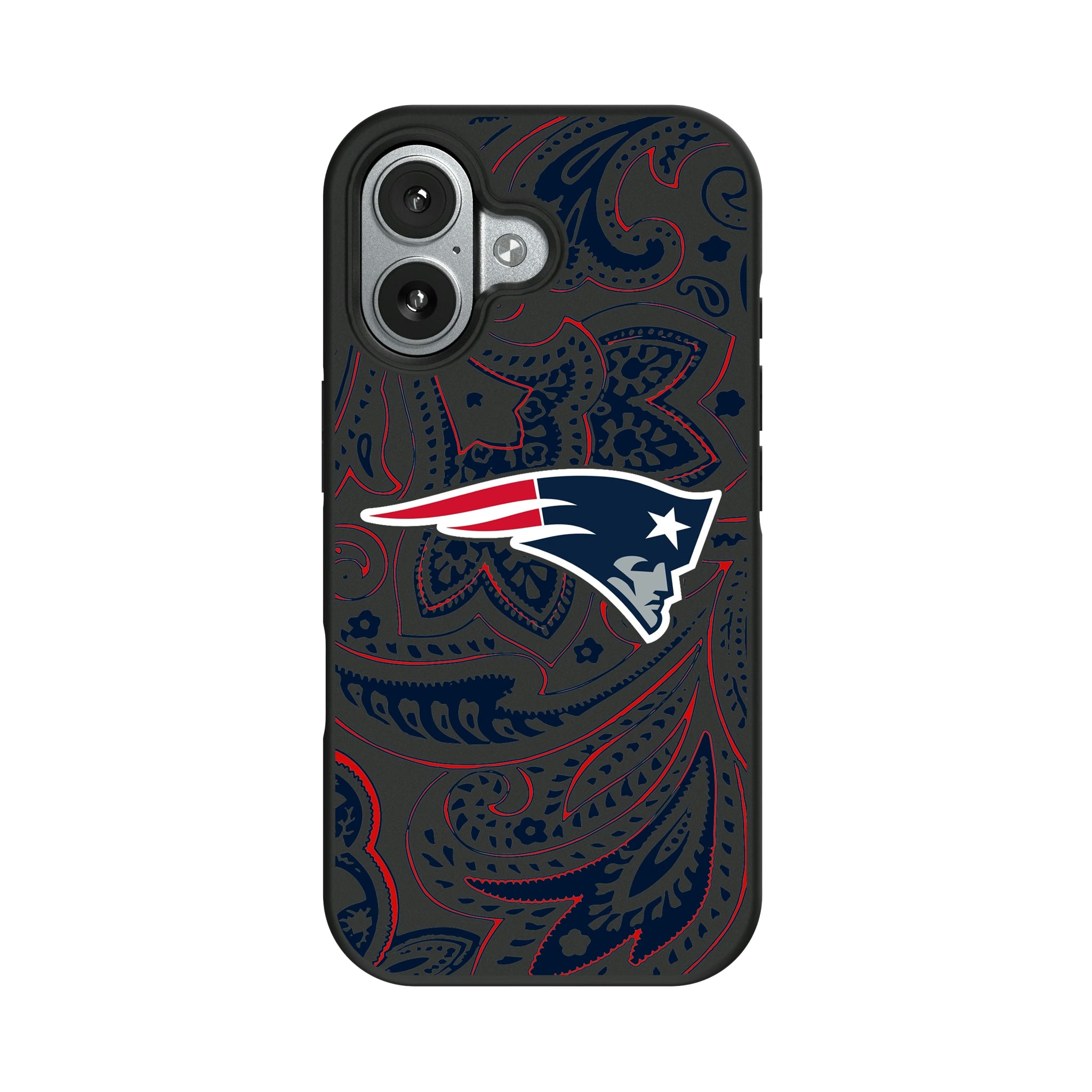 New England Patriots Paisley iPhone Bump Phone Case for Apple iPhone#Device_iPhone 17