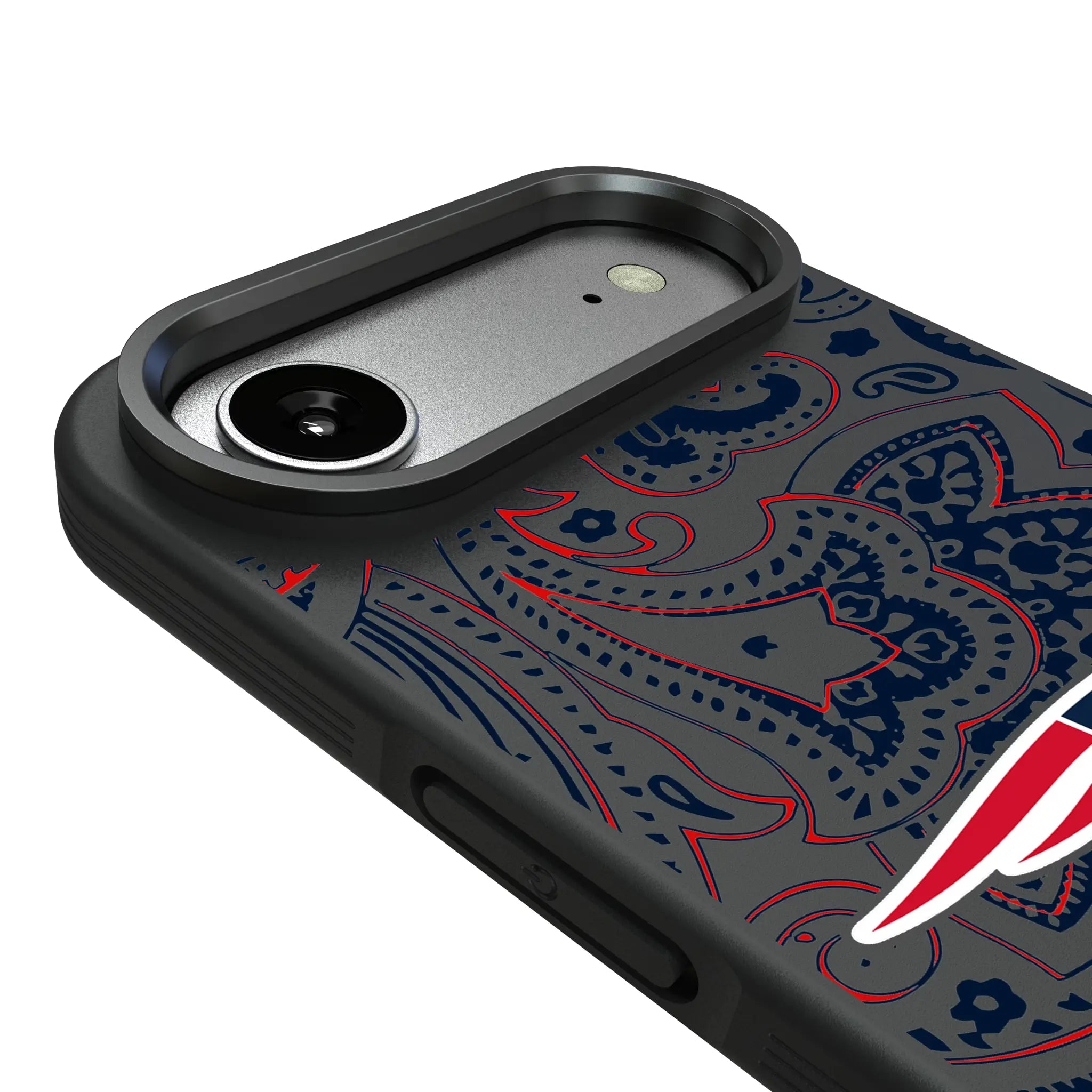 New England Patriots Paisley iPhone Bump Phone Case for Apple iPhone - Detail#Device_iPhone Air