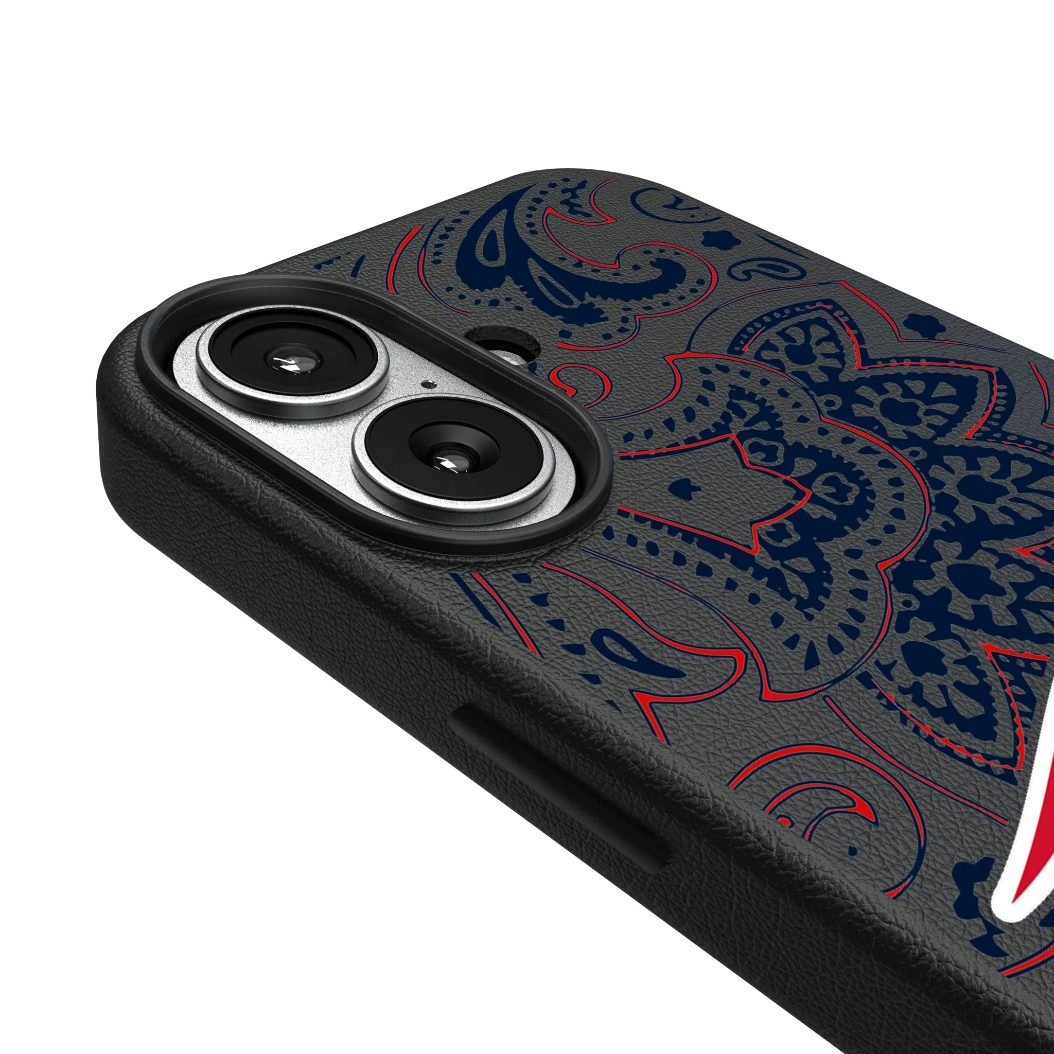 New England Patriots Paisley iPhone MagSafe Compatible Phone Case for Apple iPhone - Detail#Device_iPhone 17