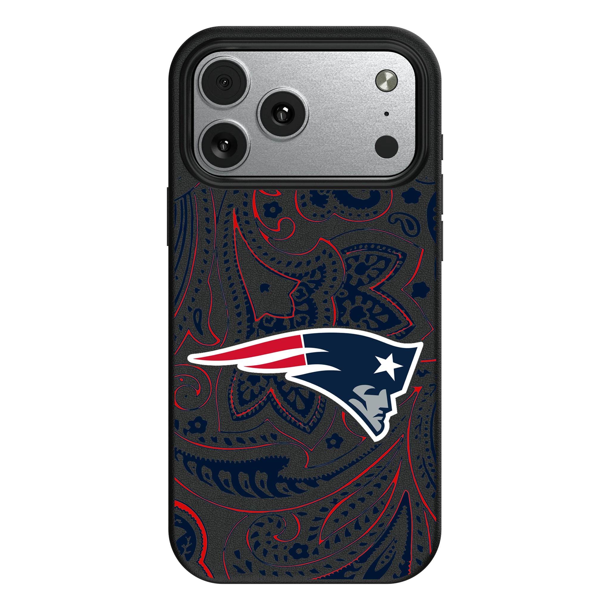 New England Patriots Paisley iPhone MagSafe Compatible Phone Case for Apple iPhone#Device_iPhone 17 Pro Max