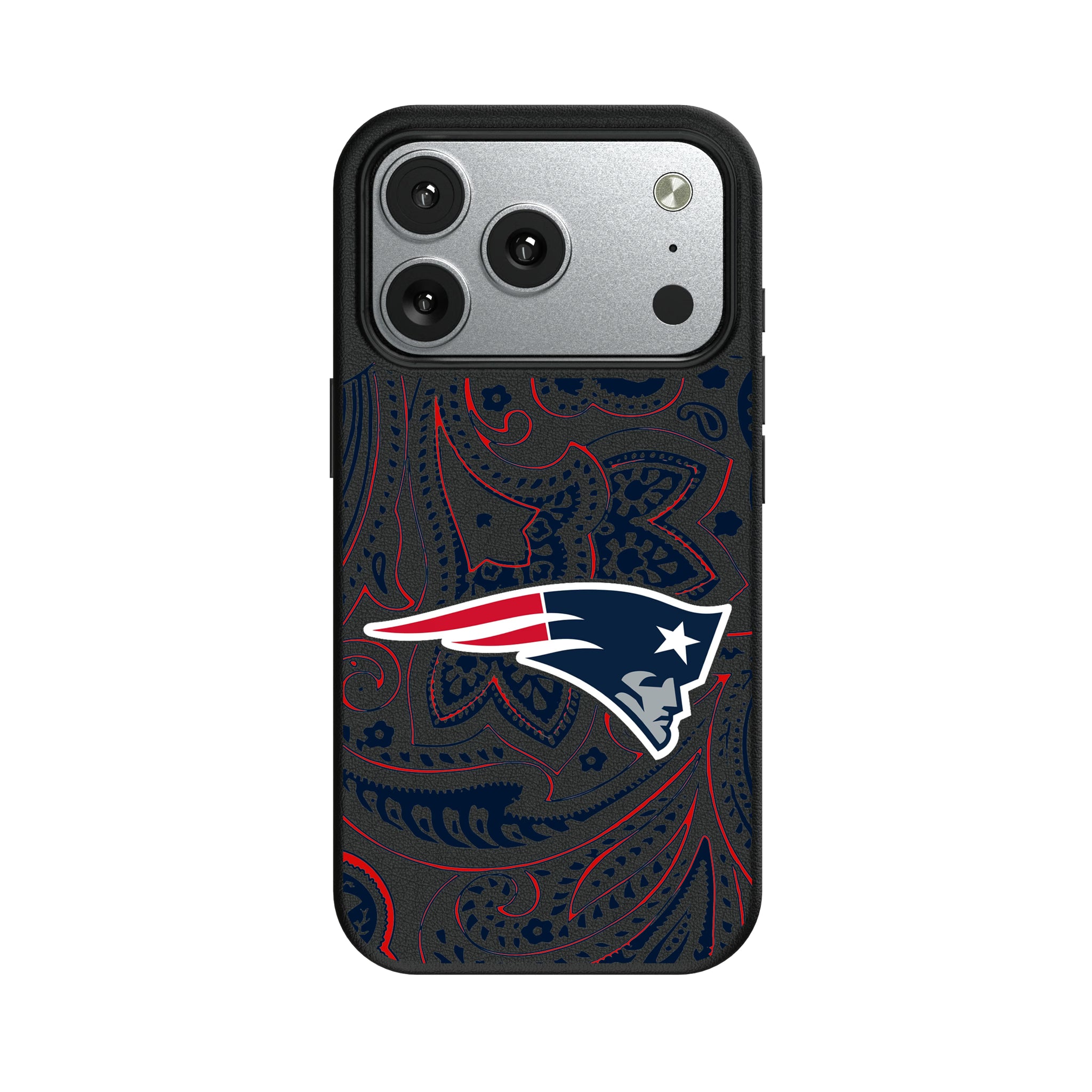 New England Patriots Paisley iPhone MagSafe Compatible Phone Case for Apple iPhone#Device_iPhone 17 Pro