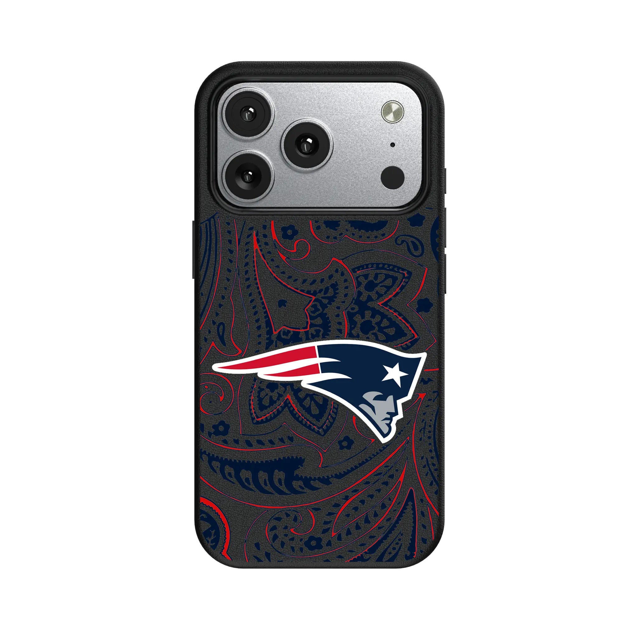 New England Patriots Paisley iPhone MagSafe Compatible Phone Case for Apple iPhone#Device_iPhone 17 Pro