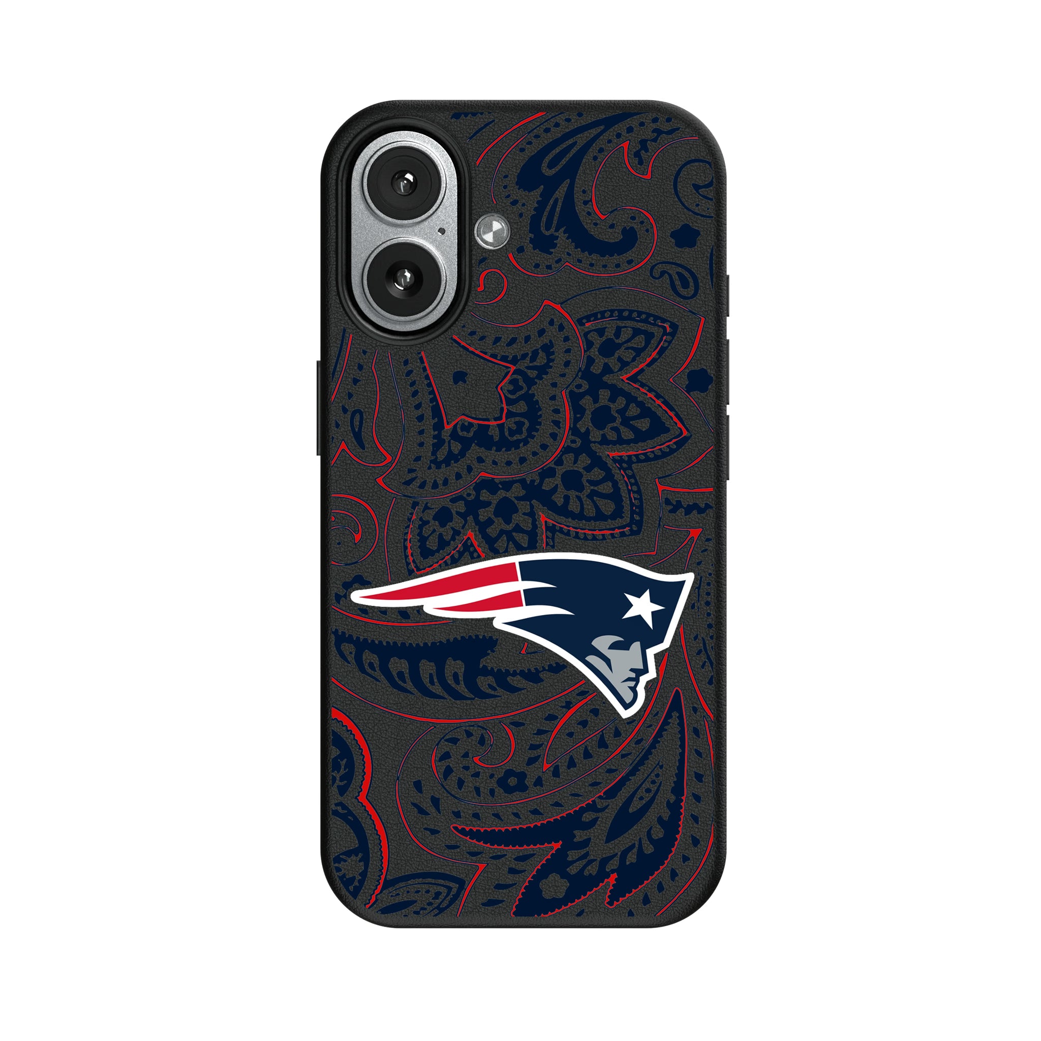 New England Patriots Paisley iPhone MagSafe Compatible Phone Case for Apple iPhone#Device_iPhone 17