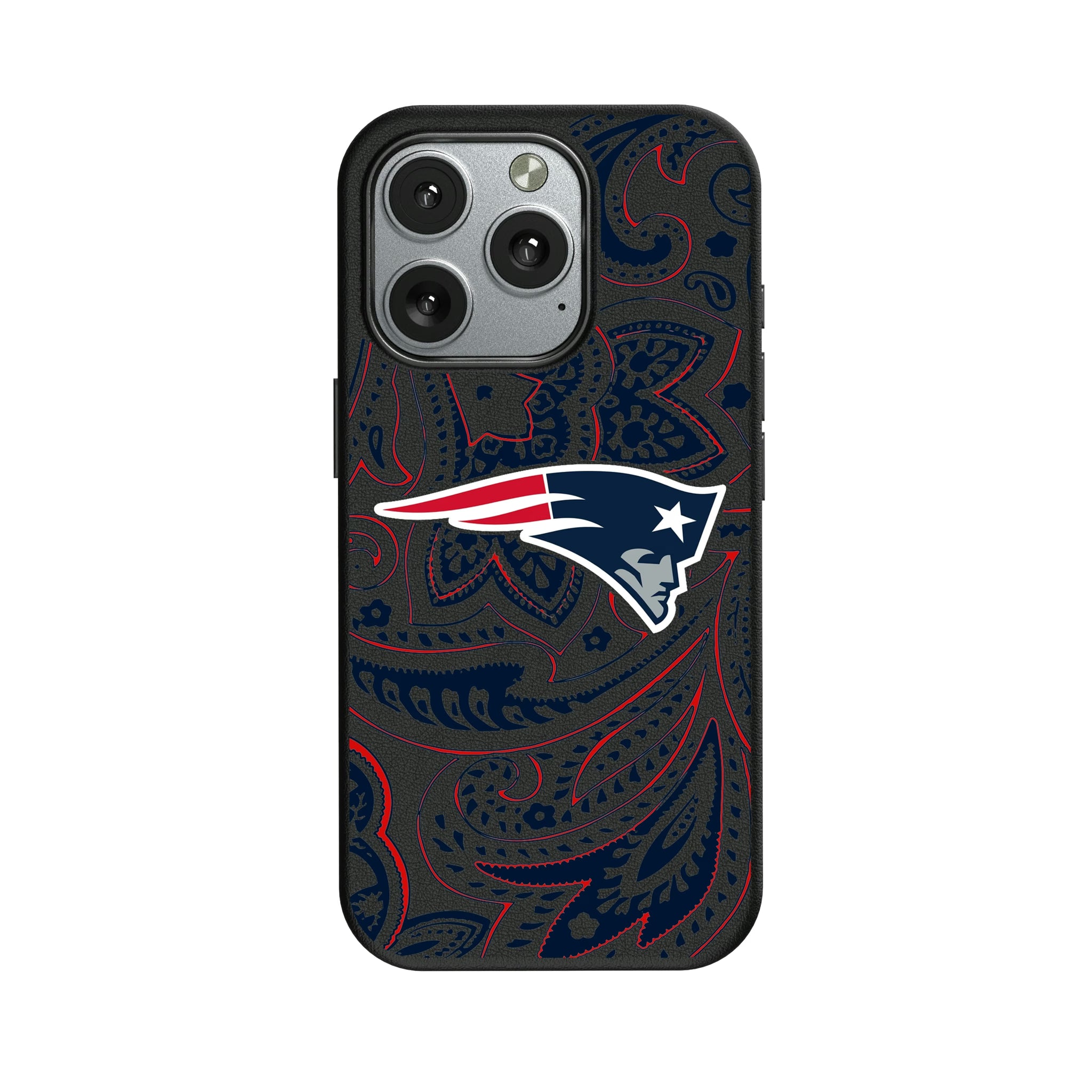 New England Patriots Paisley iPhone MagSafe Compatible Phone Case for Apple iPhone