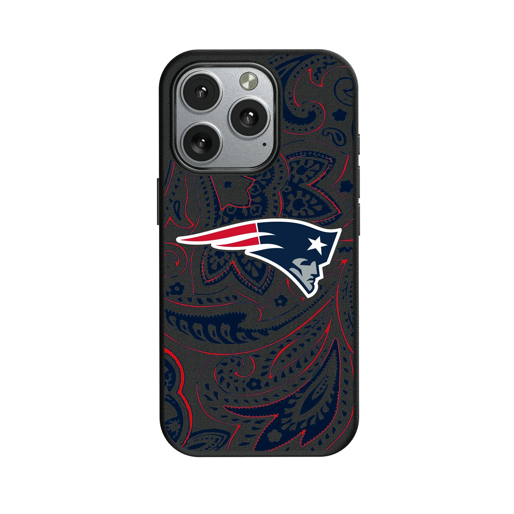 New England Patriots Paisley iPhone MagSafe Compatible Phone Case for Apple iPhone