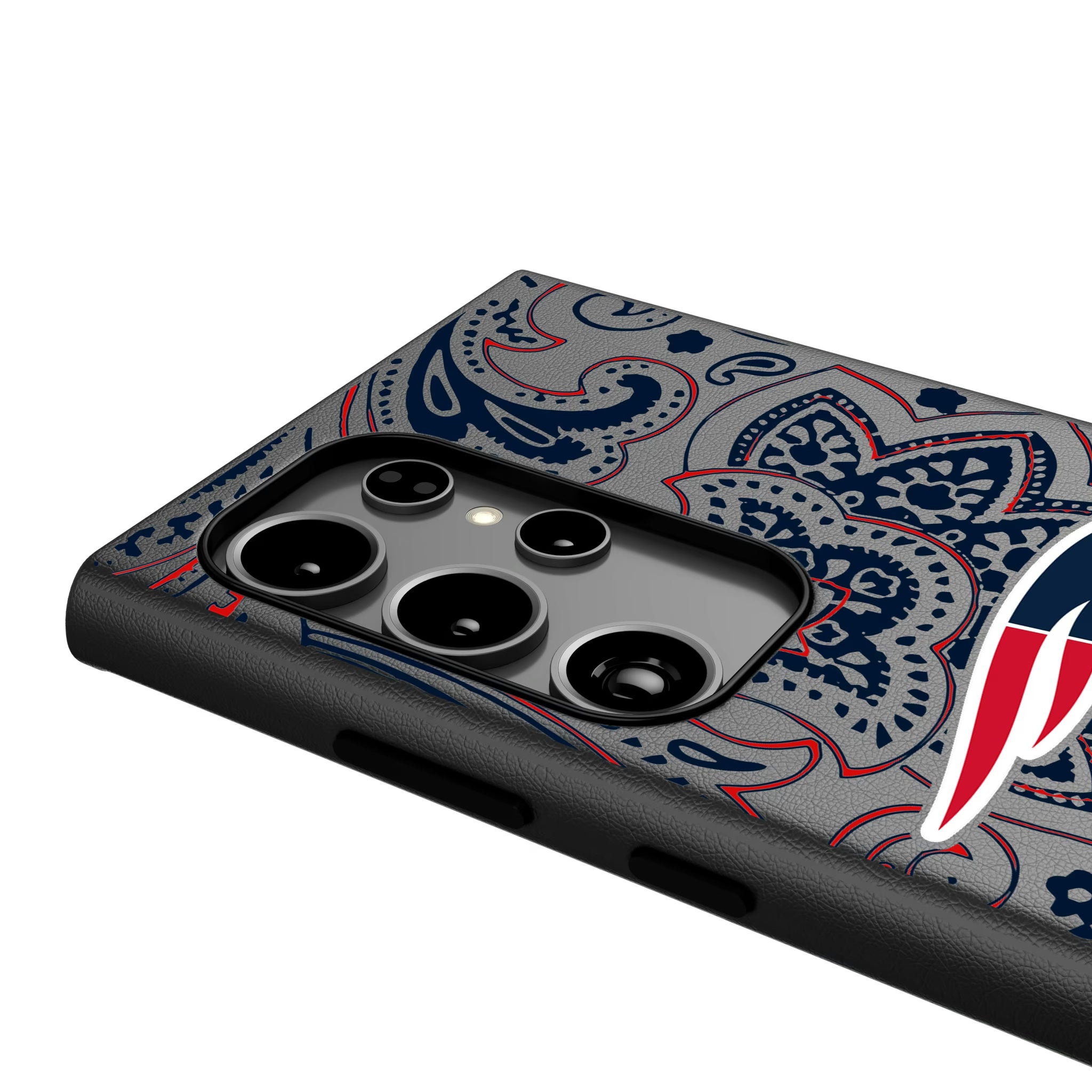New England Patriots Paisley Galaxy MagSafe Compatible Phone Case for Samsung Galaxy - Detail