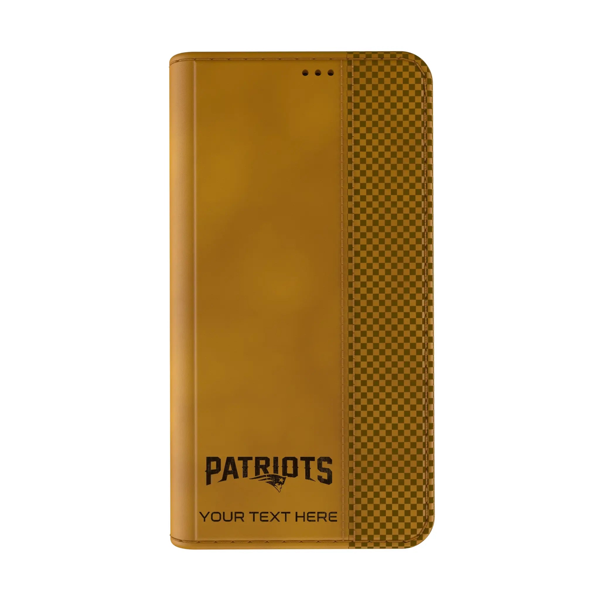 New England Patriots Personalized Burn iPhone Folio Phone Case for Apple iPhone