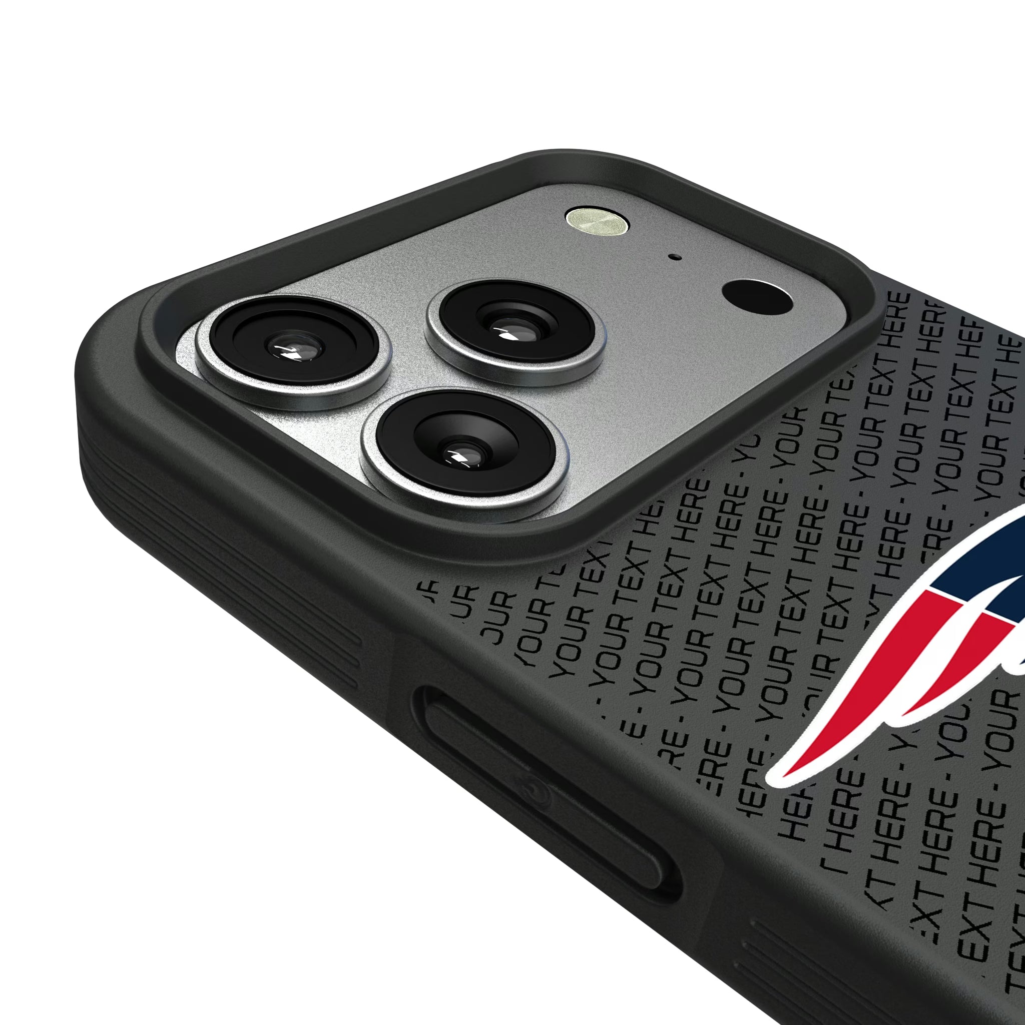 New England Patriots Personalized EndZone Plus iPhone Bump Phone Case for Apple iPhone - Detail#Device_iPhone 17 Pro