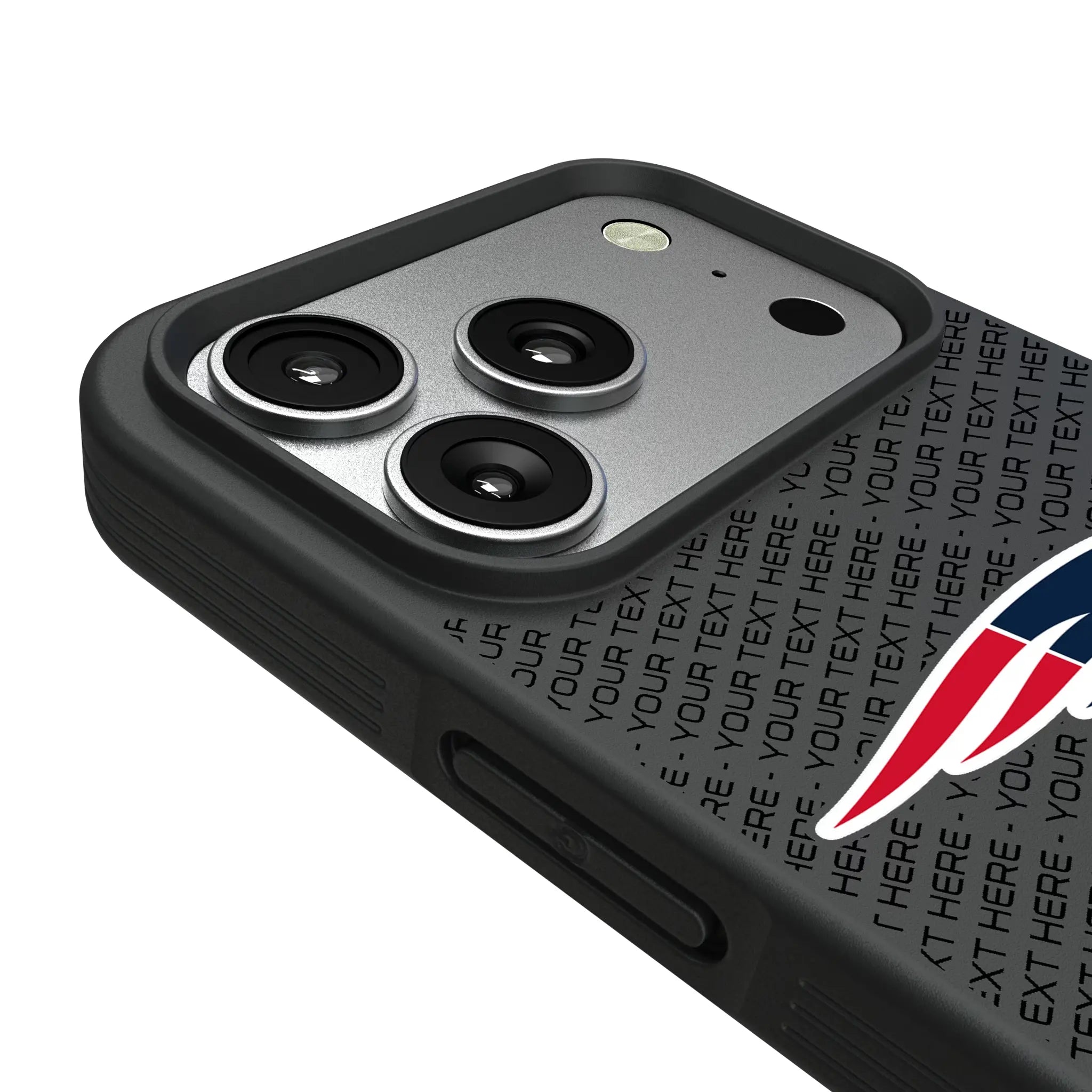 New England Patriots Personalized EndZone Plus iPhone Bump Phone Case for Apple iPhone - Detail#Device_iPhone 17 Pro
