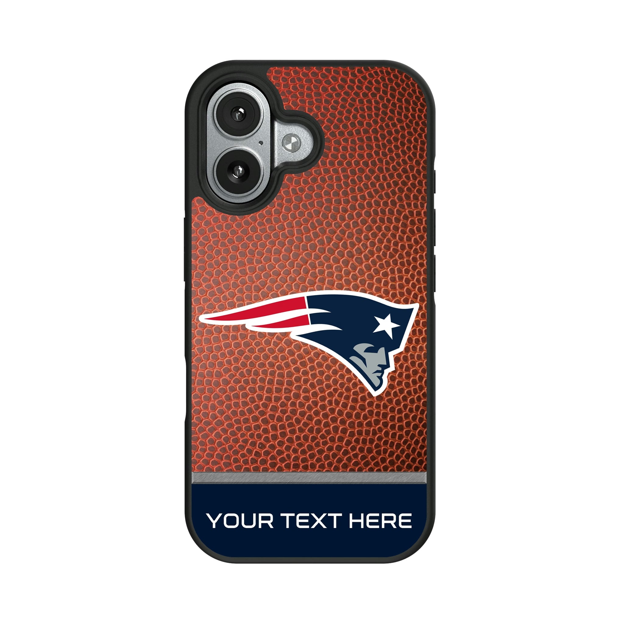 New England Patriots Personalized Football iPhone Bump Phone Case for Apple iPhone#Device_iPhone 17