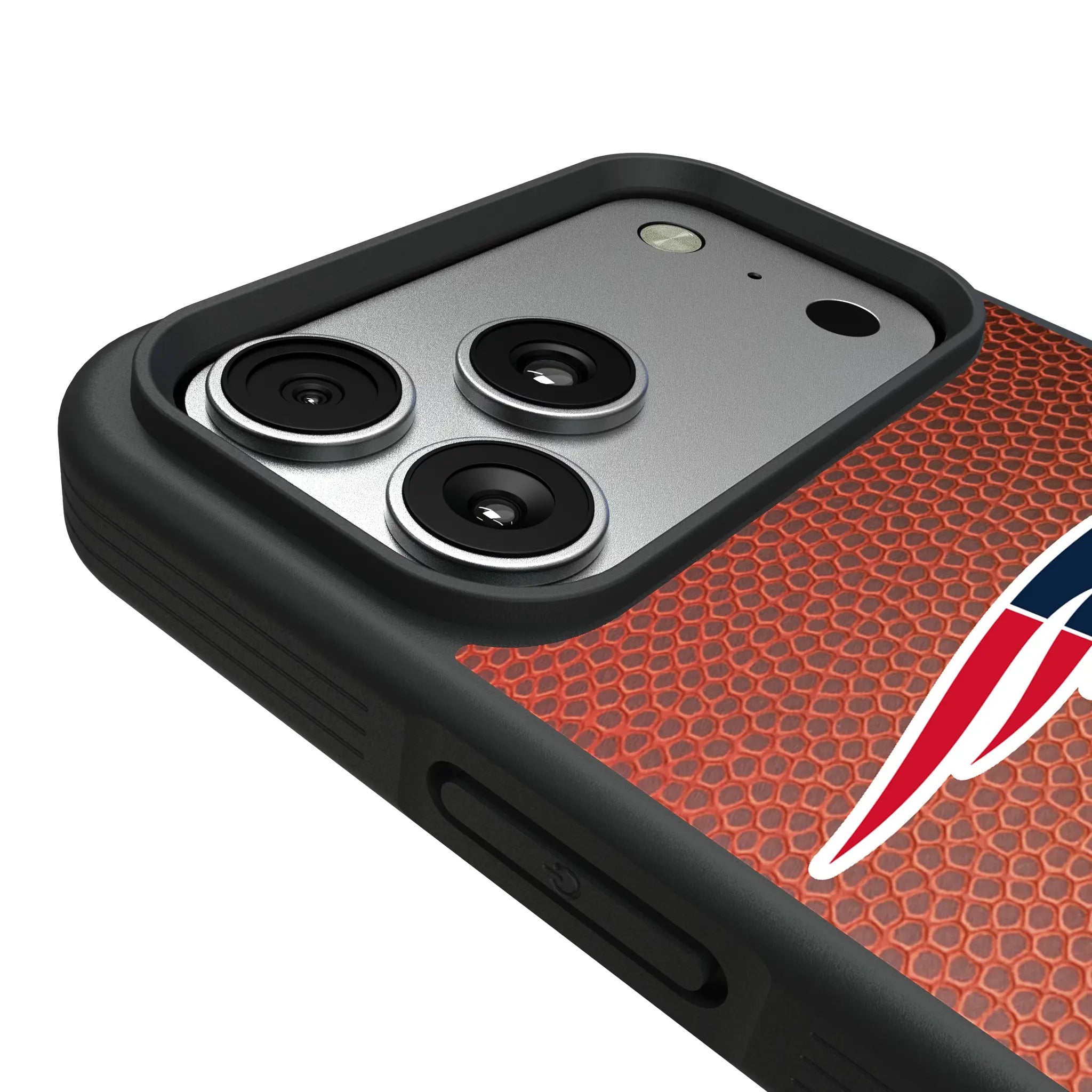 New England Patriots Personalized Football iPhone Bump Phone Case for Apple iPhone - Detail#Device_iPhone 17 Pro Max