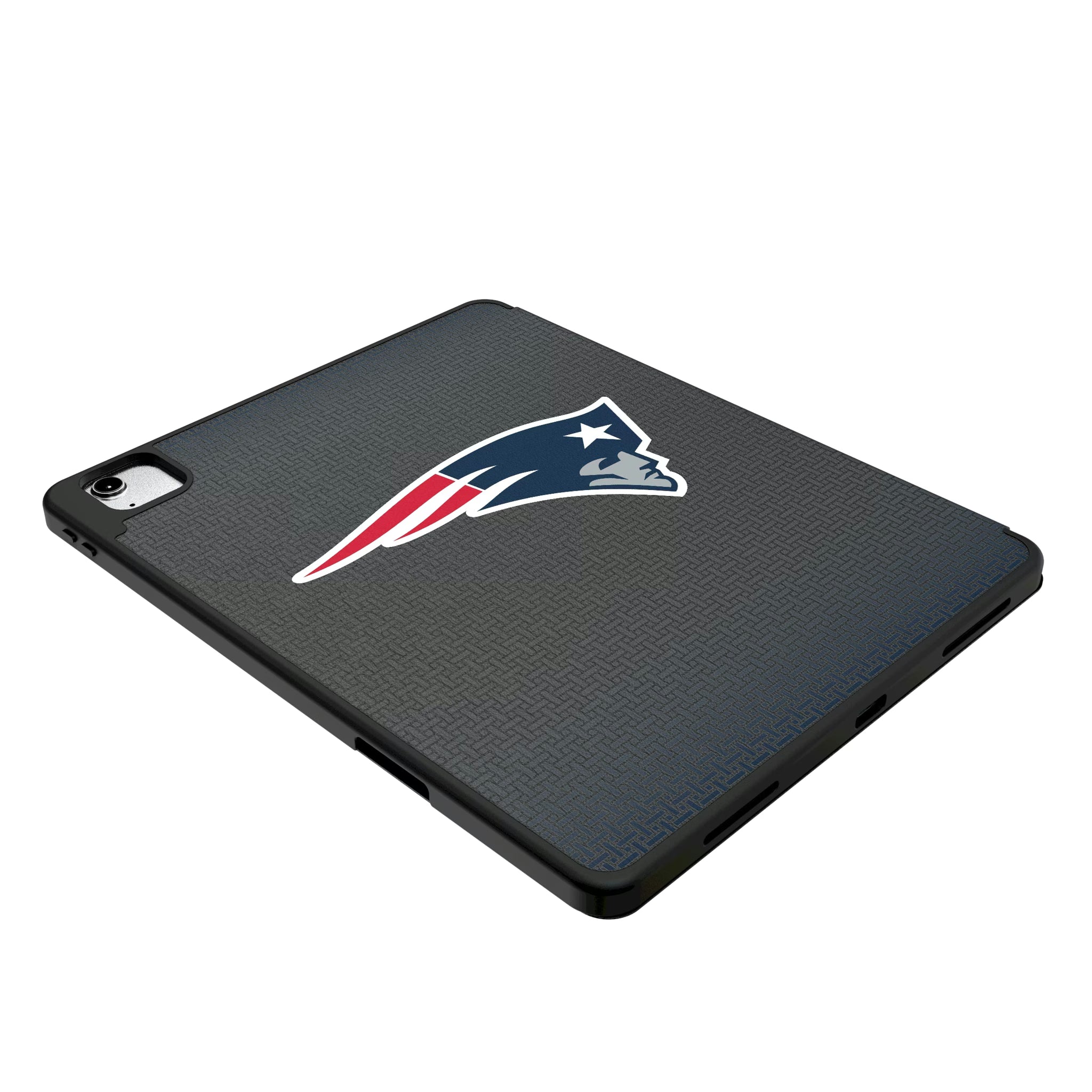 New England Patriots Personalized Linen iPad Tablet Case for Apple iPad - Isometric View
