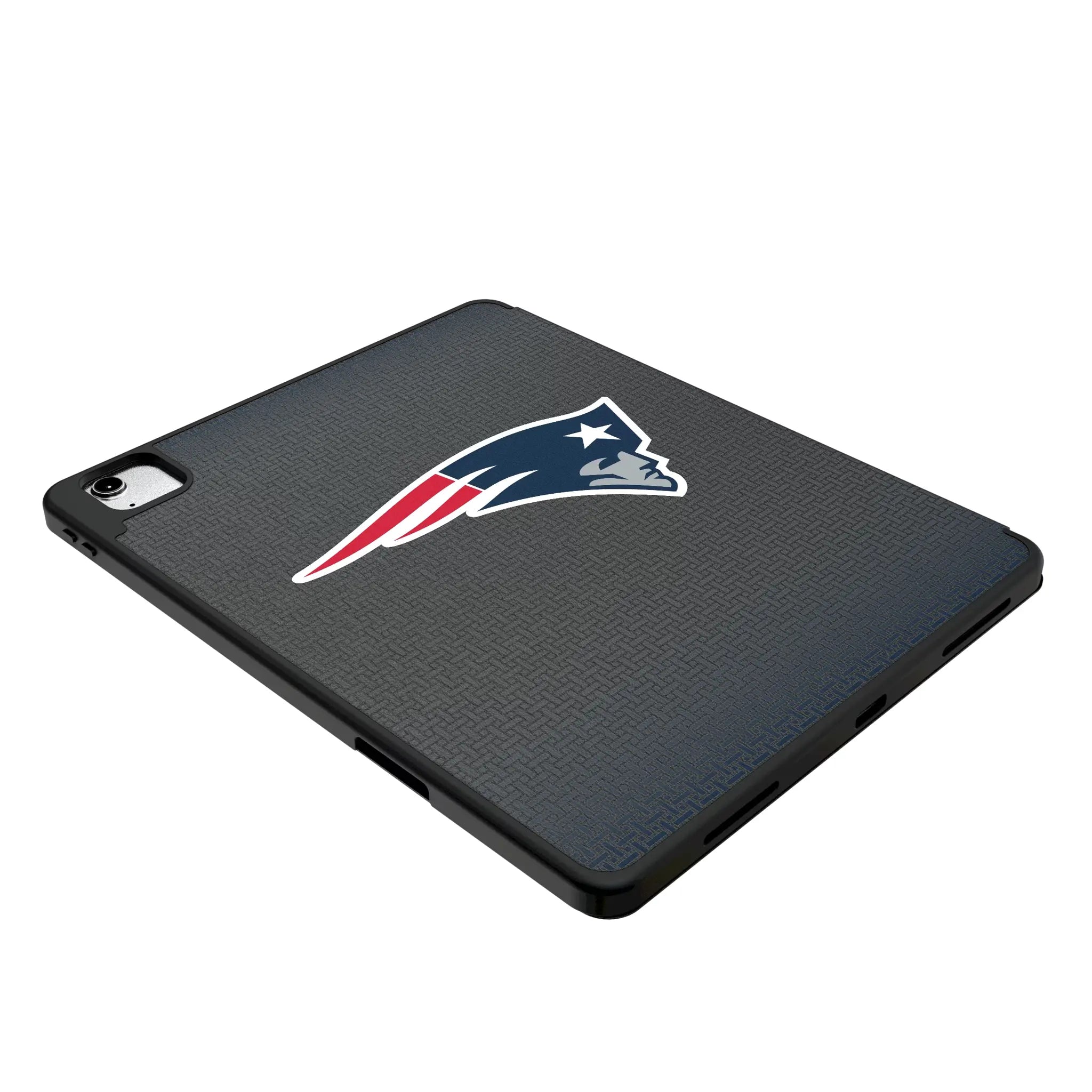 New England Patriots Personalized Linen iPad Tablet Case for Apple iPad - Isometric View