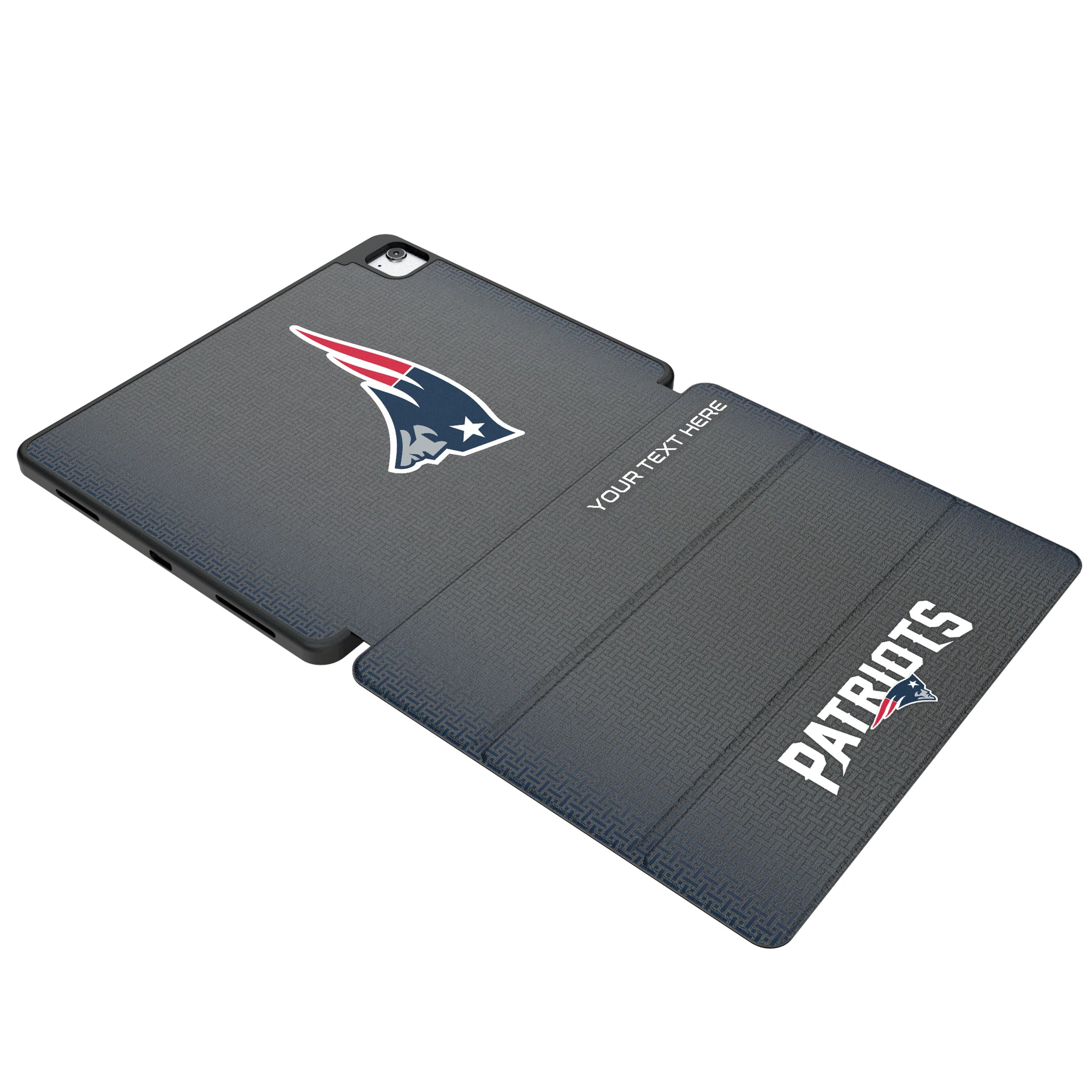 New England Patriots Personalized Linen iPad Tablet Case for Apple iPad