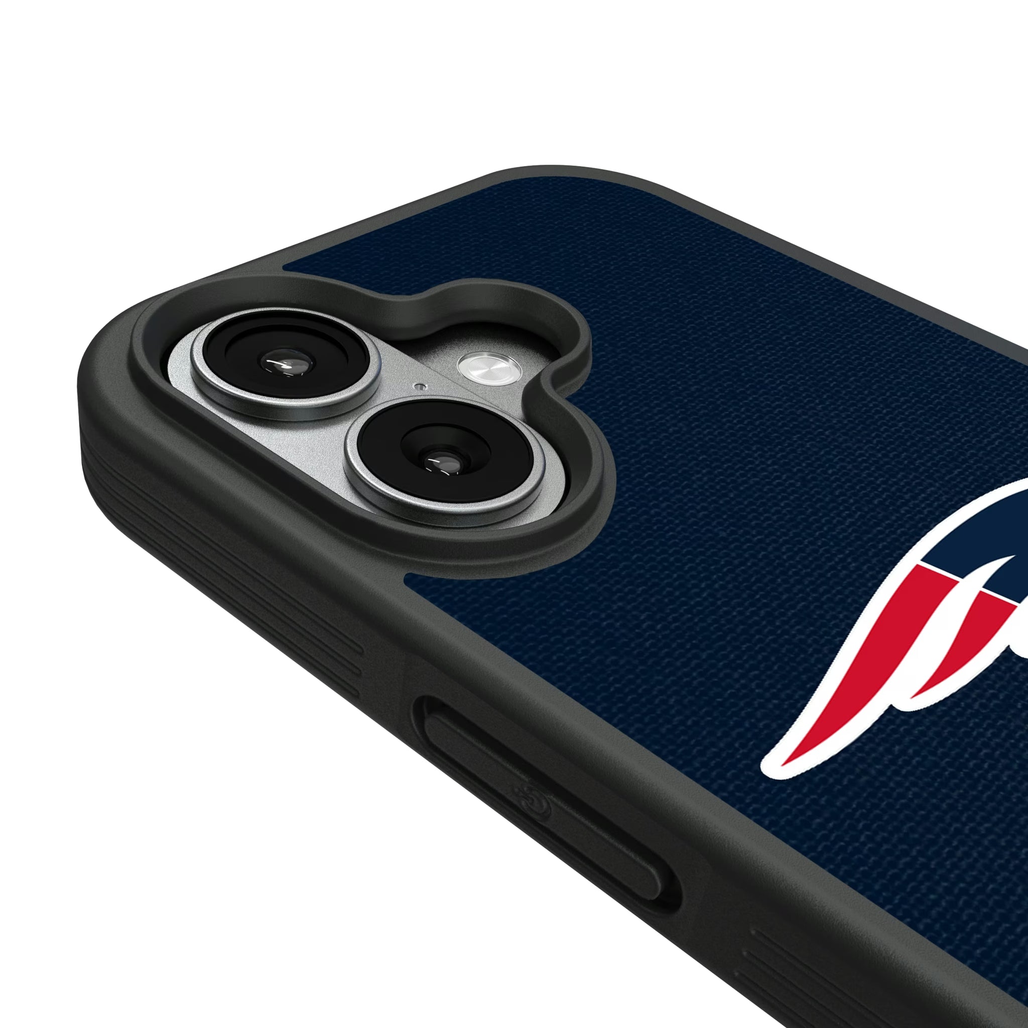 New England Patriots Personalized Stripe iPhone Bump Phone Case for Apple iPhone - Detail#Device_iPhone 17