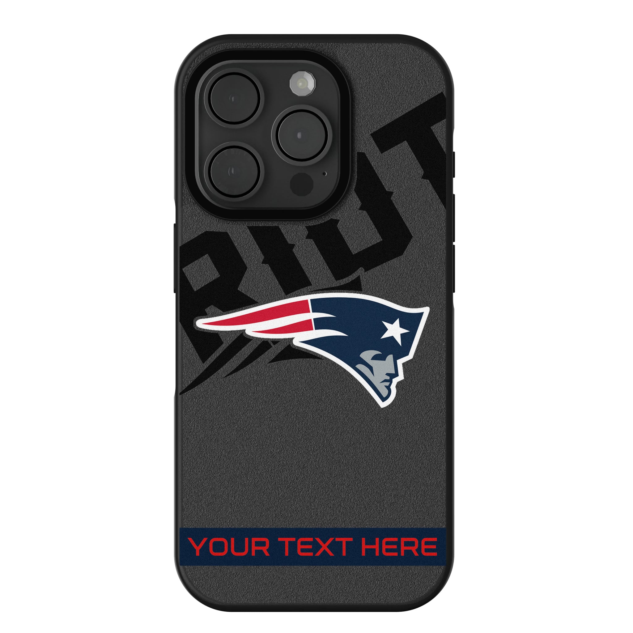 New England Patriots Personalized Tilt iPhone Bump Phone Case for Apple iPhone