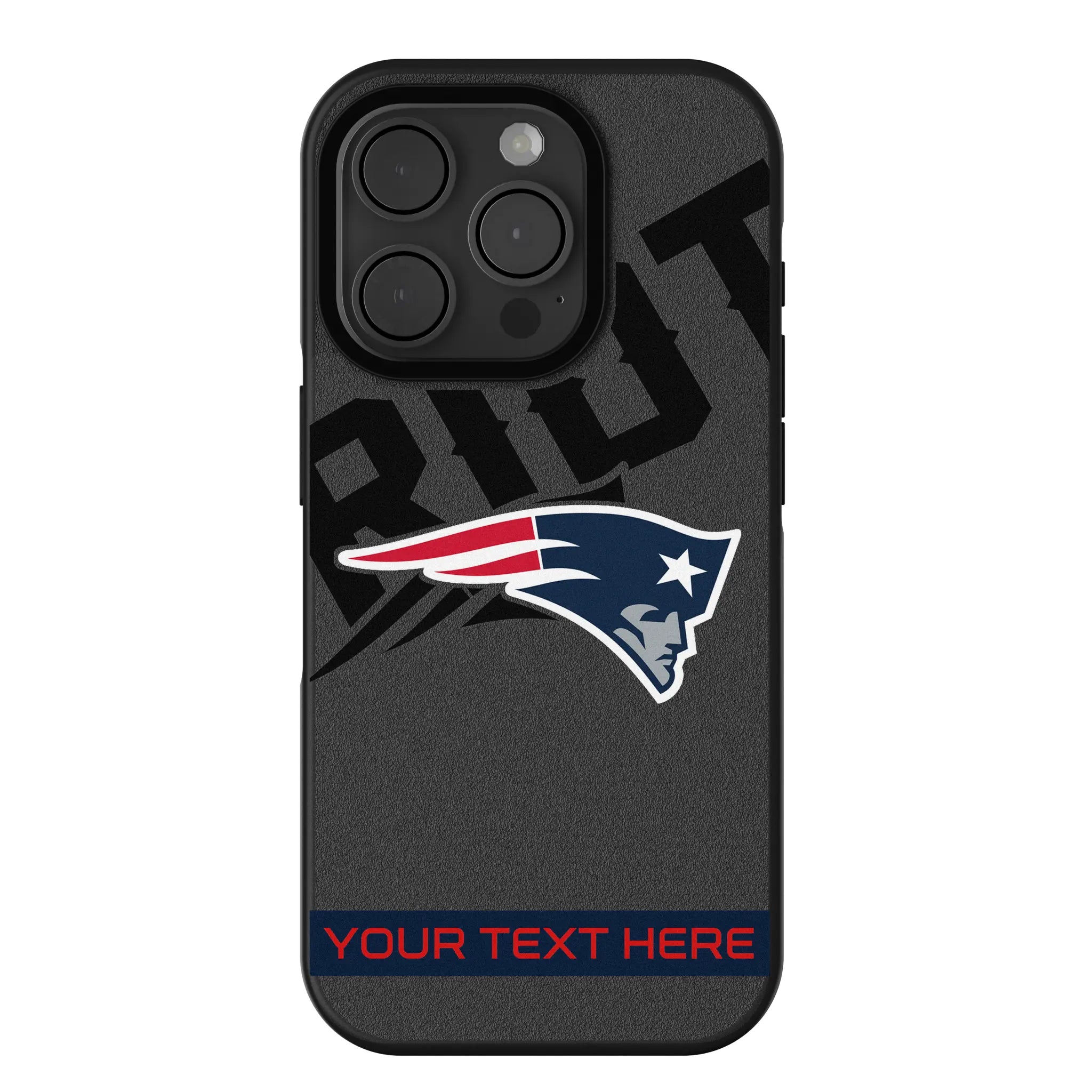 New England Patriots Personalized Tilt iPhone Bump Phone Case for Apple iPhone