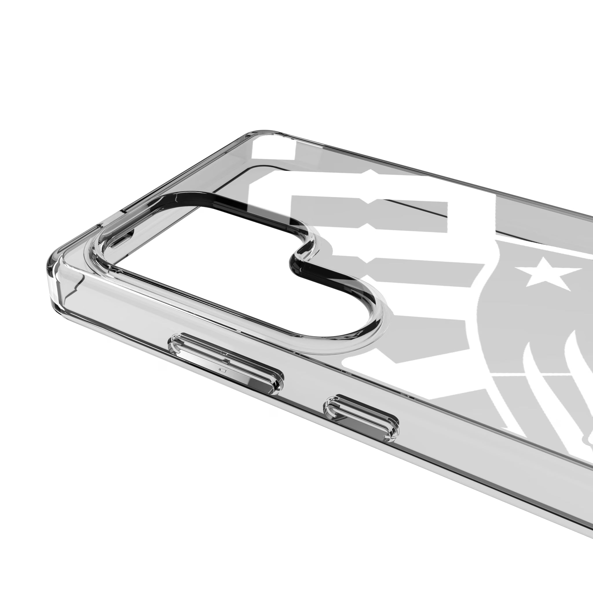 New England Patriots Personalized Tilt Galaxy Clear Phone Case for Samsung Galaxy - Detail
