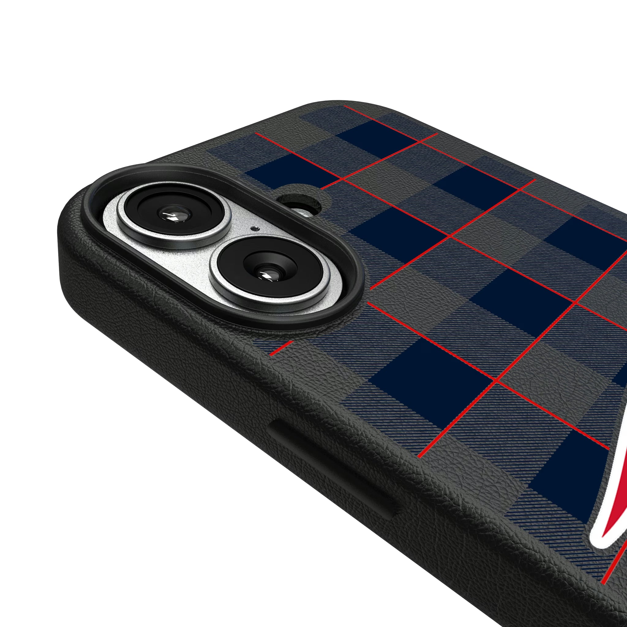 New England Patriots Plaid iPhone MagSafe Compatible Phone Case for Apple iPhone - Detail#Device_iPhone 17