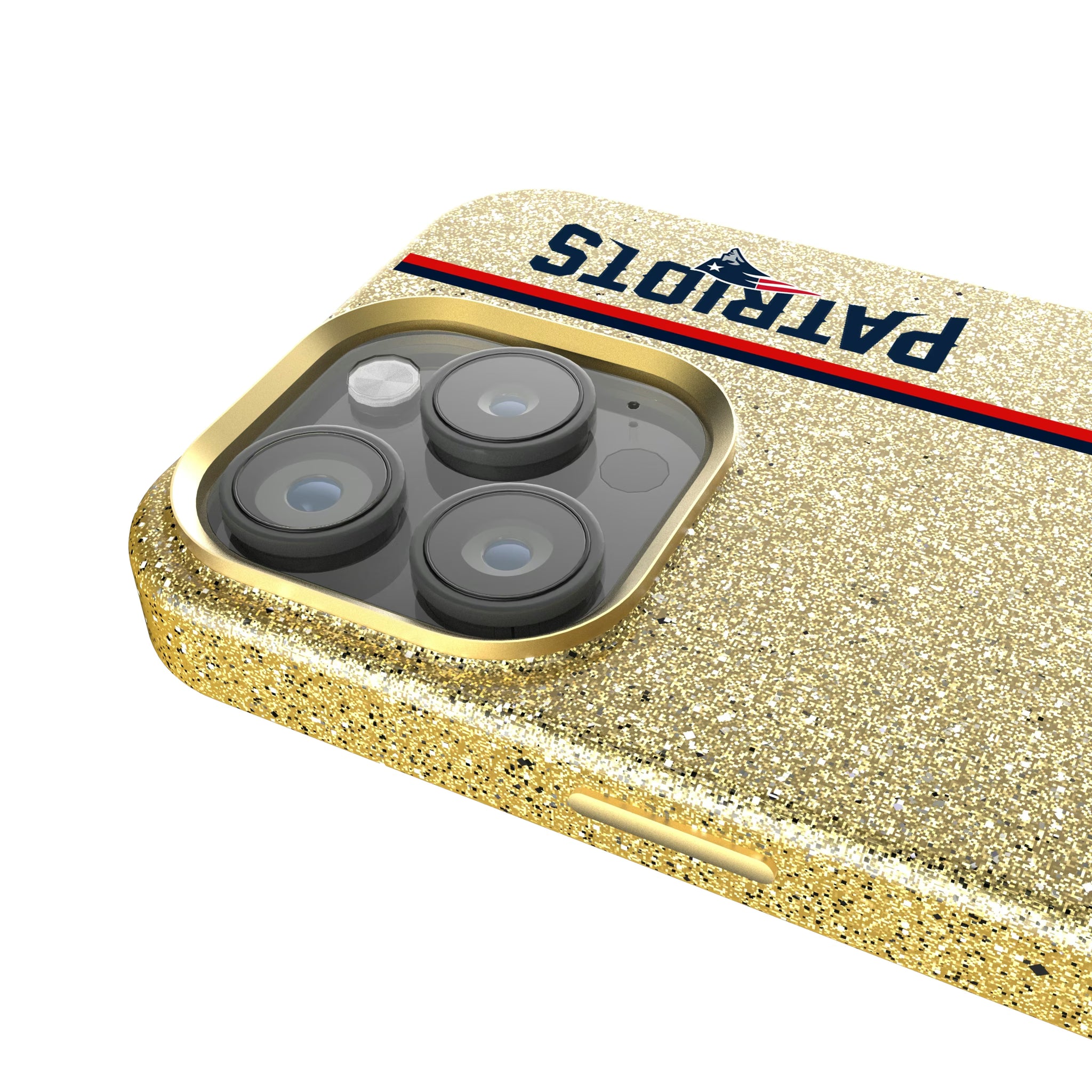 New England Patriots Sidebar iPhone Bling Phone Case for Apple iPhone - Detail