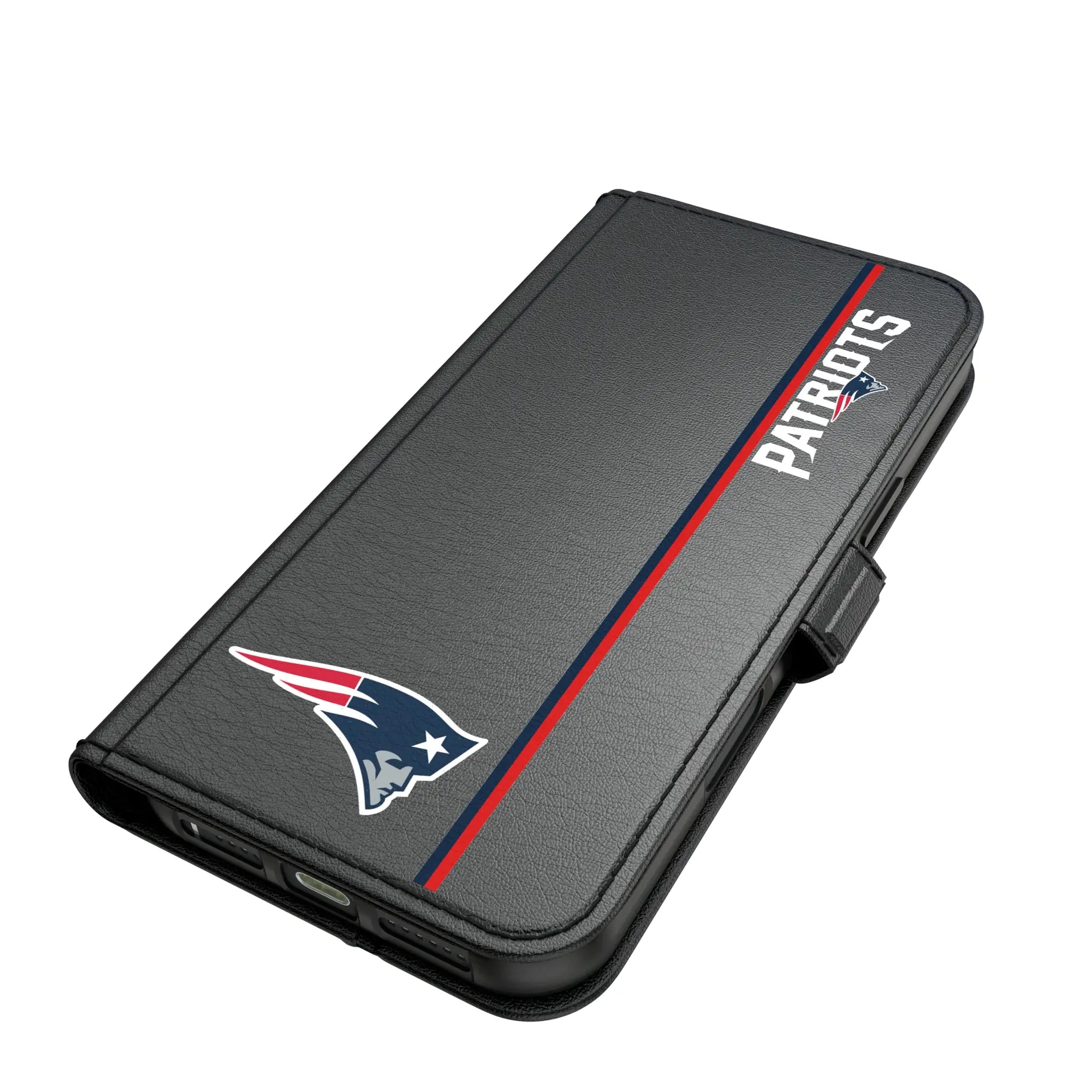 New England Patriots Sidebar iPhone Folio Phone Case for Apple iPhone#Device_iPhone 17 Pro Max