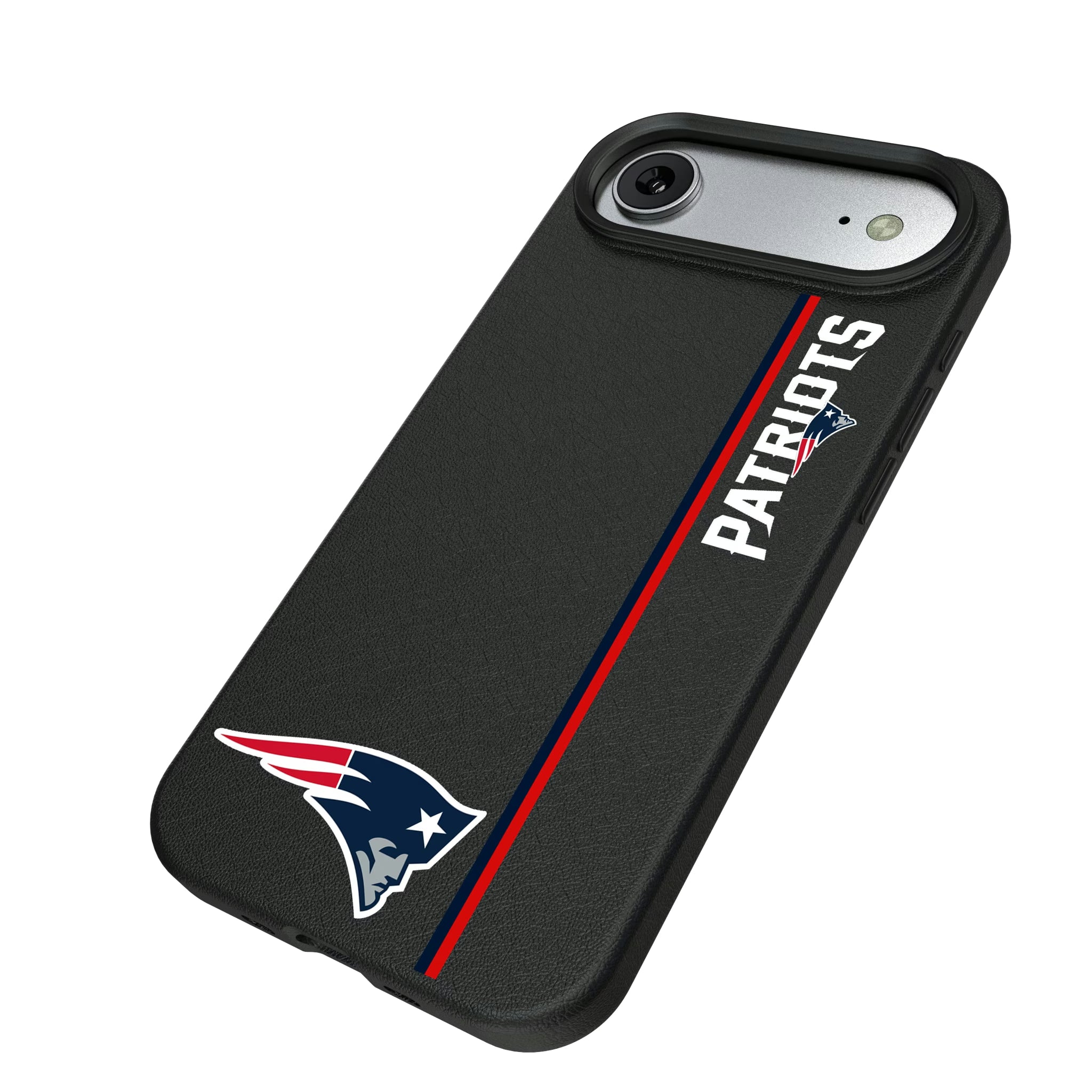 New England Patriots Sidebar iPhone MagSafe Compatible Phone Case for Apple iPhone - Isometric View#Device_iPhone Air