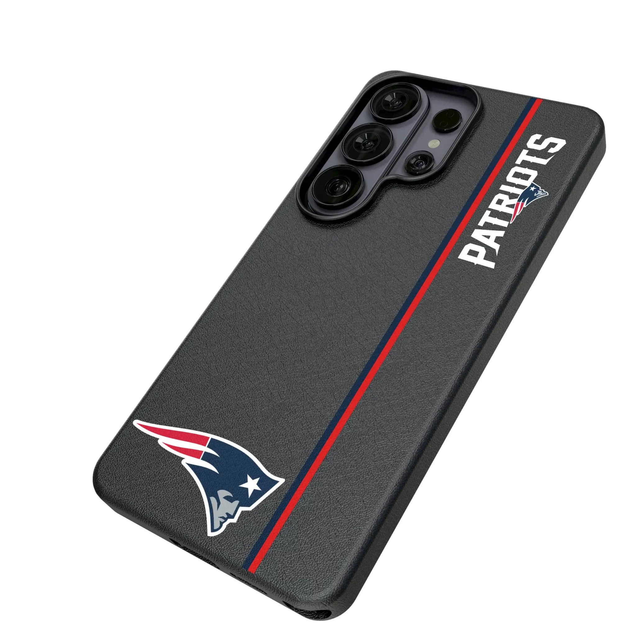 New England Patriots Sidebar Galaxy MagSafe Compatible Phone Case for Samsung Galaxy - Isometric View#Device_Galaxy S26 Ultra