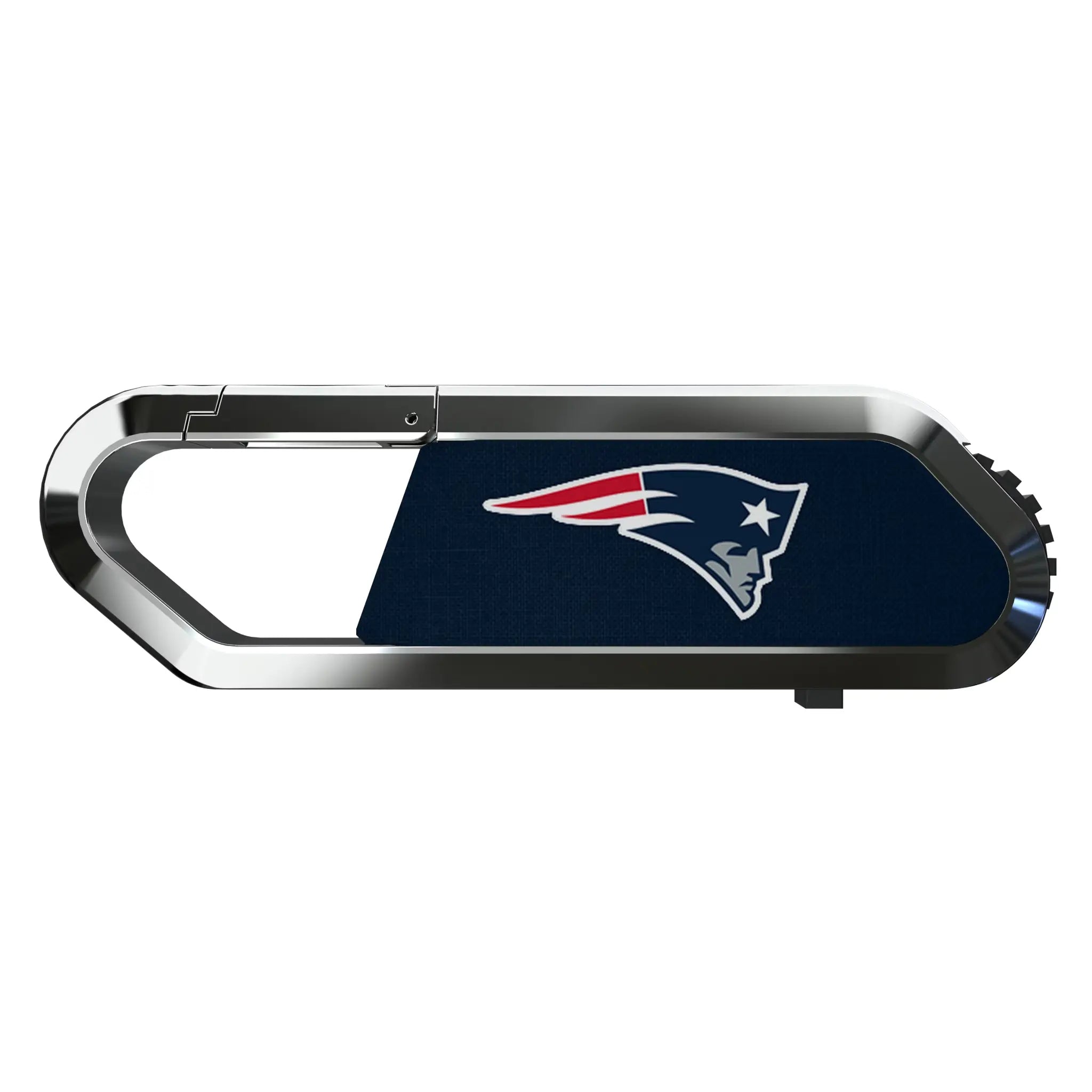 New England Patriots Solid USB 64GB Clip Style Flash Drive