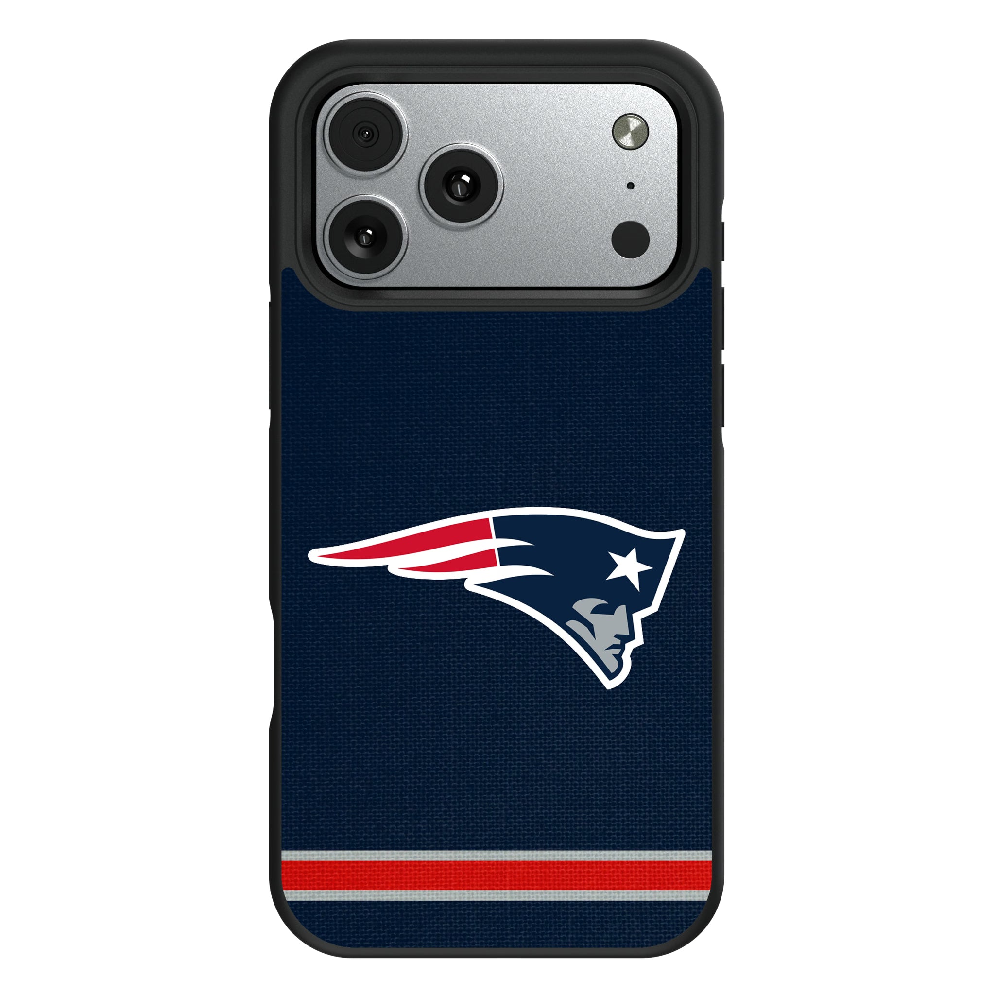 New England Patriots Stripe iPhone Bump Phone Case for Apple iPhone#Device_iPhone 17 Pro Max