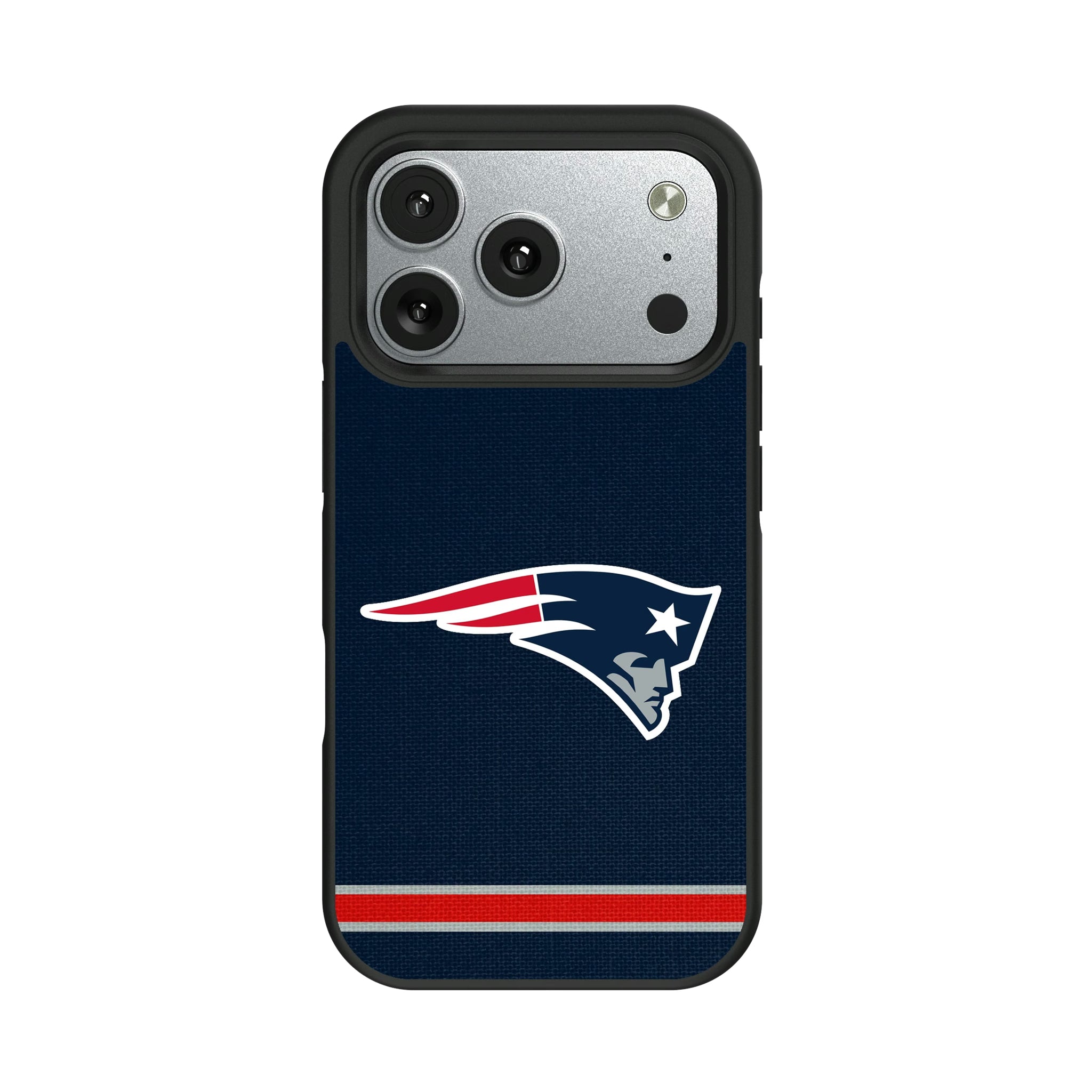 New England Patriots Stripe iPhone Bump Phone Case for Apple iPhone#Device_iPhone 17 Pro
