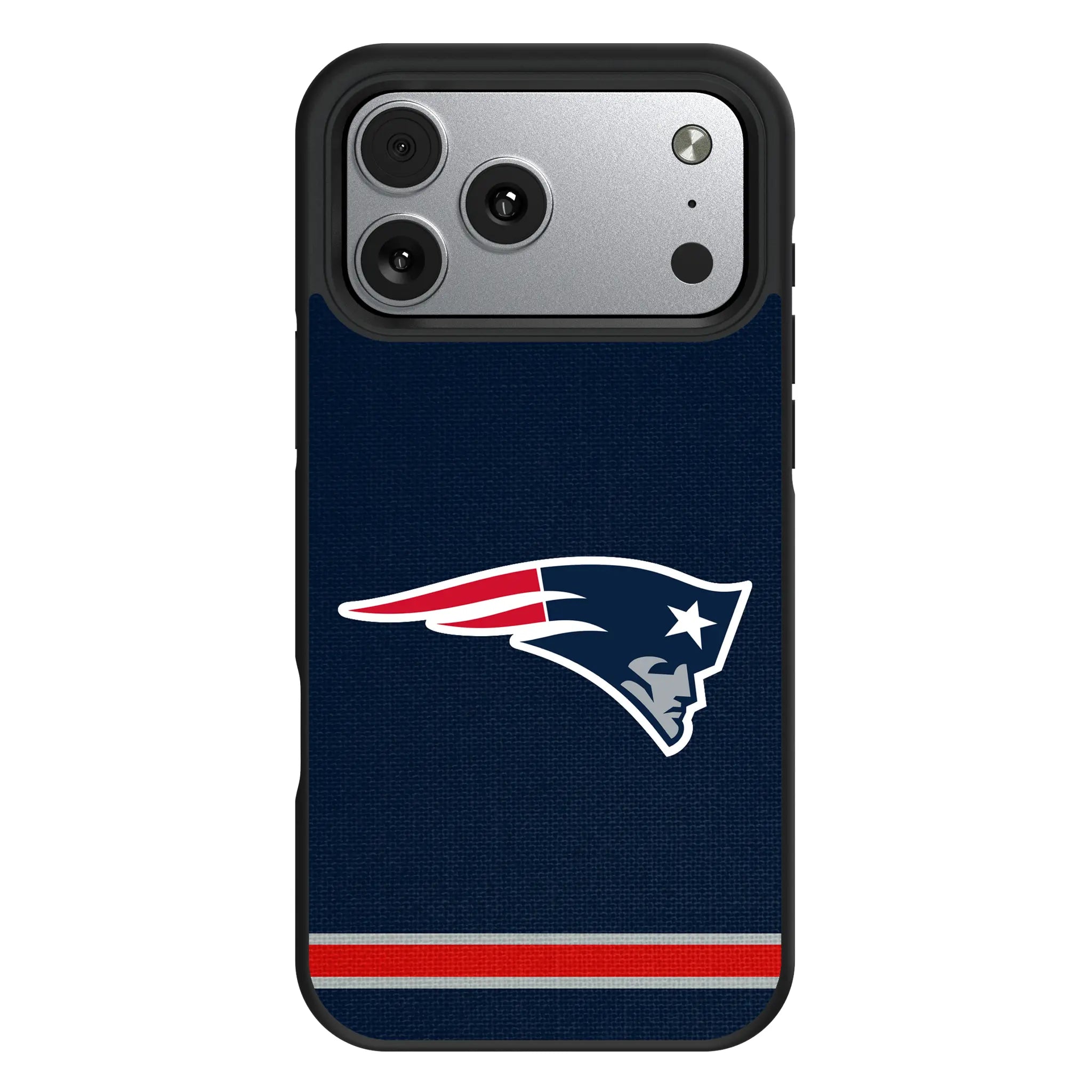 New England Patriots Stripe iPhone Bump Phone Case for Apple iPhone#Device_iPhone 17 Pro Max