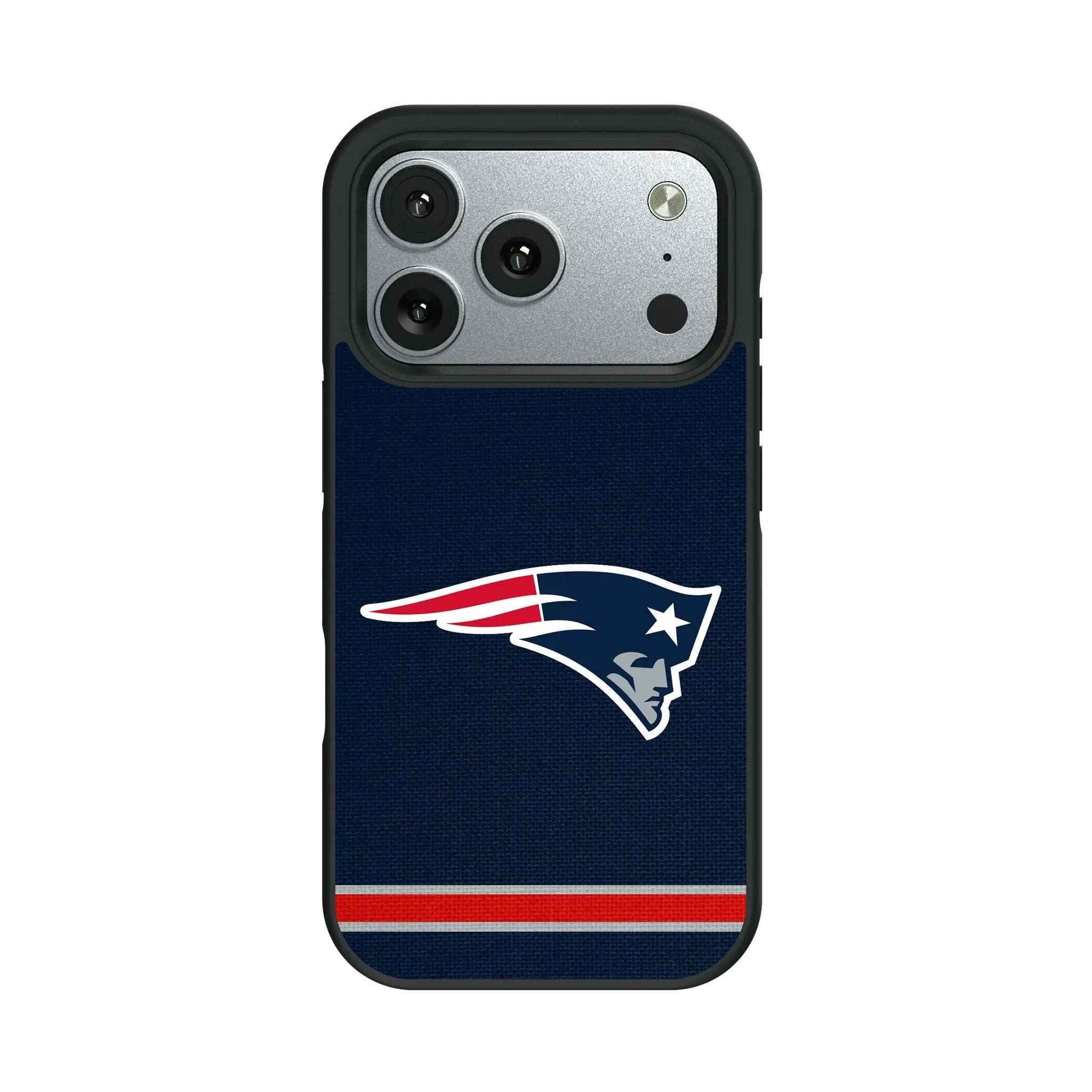 New England Patriots Stripe iPhone Bump Phone Case for Apple iPhone#Device_iPhone 17 Pro