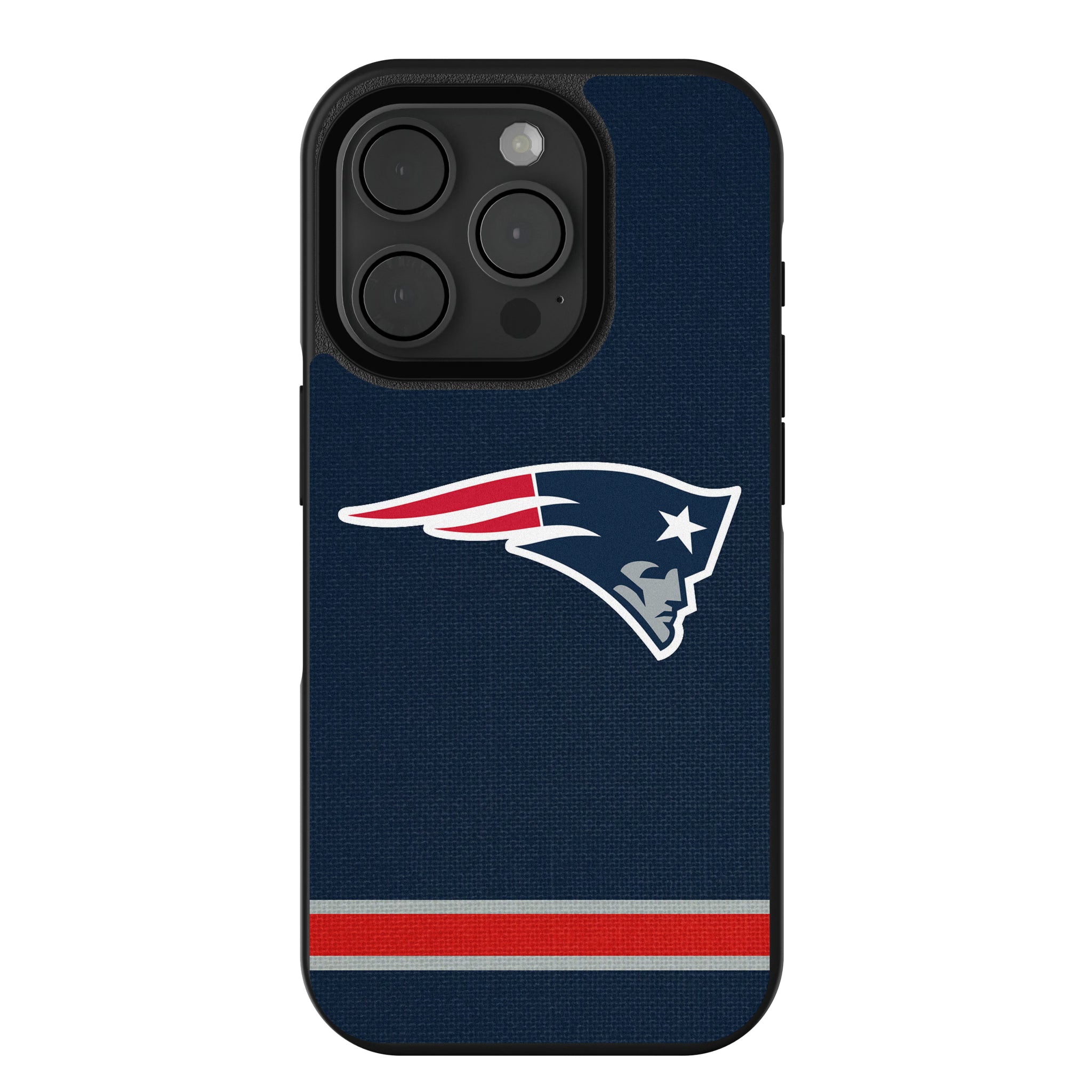 New England Patriots Stripe iPhone Bump Phone Case for Apple iPhone
