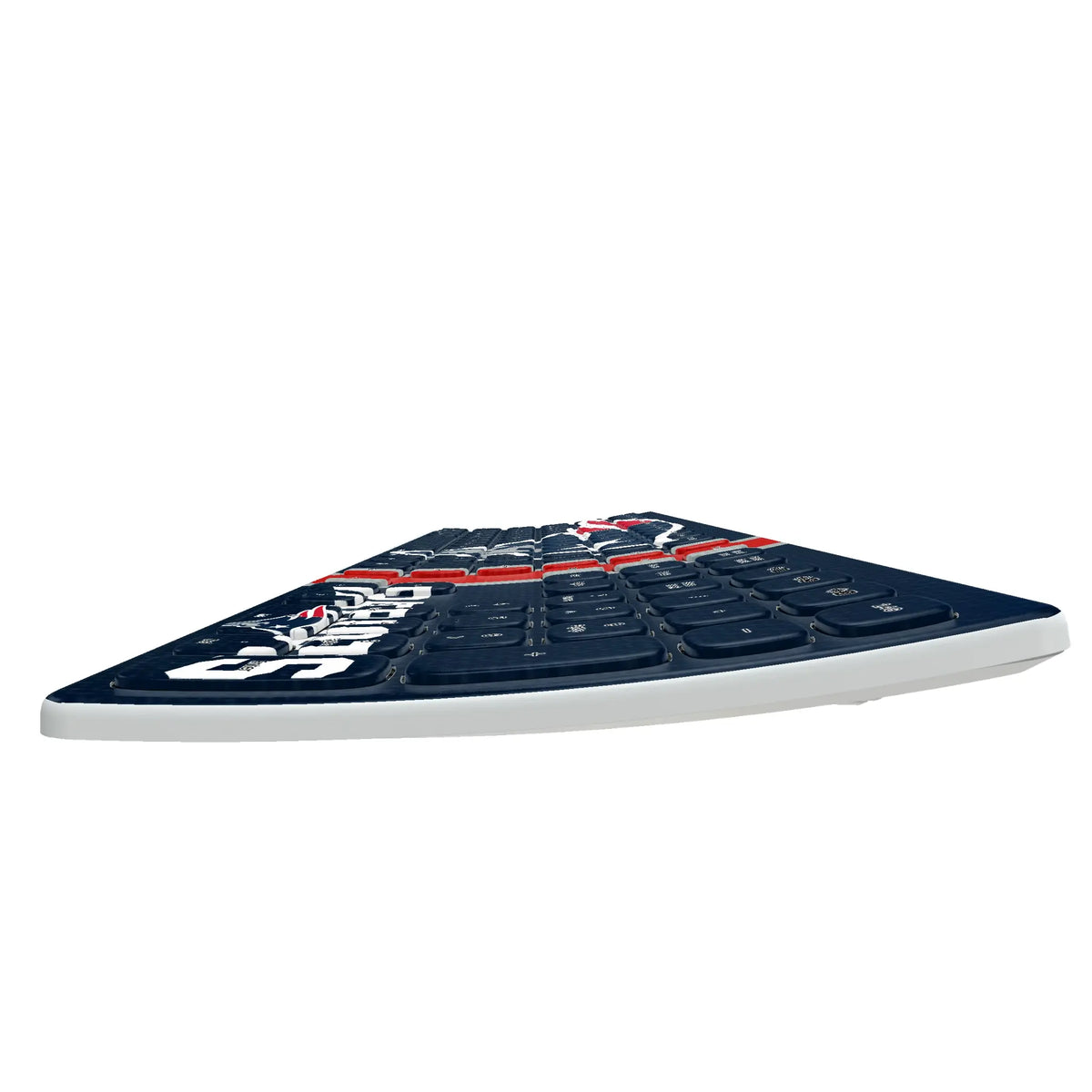 New England Patriots Stripe KKB605 Curved Wireless Keyboard