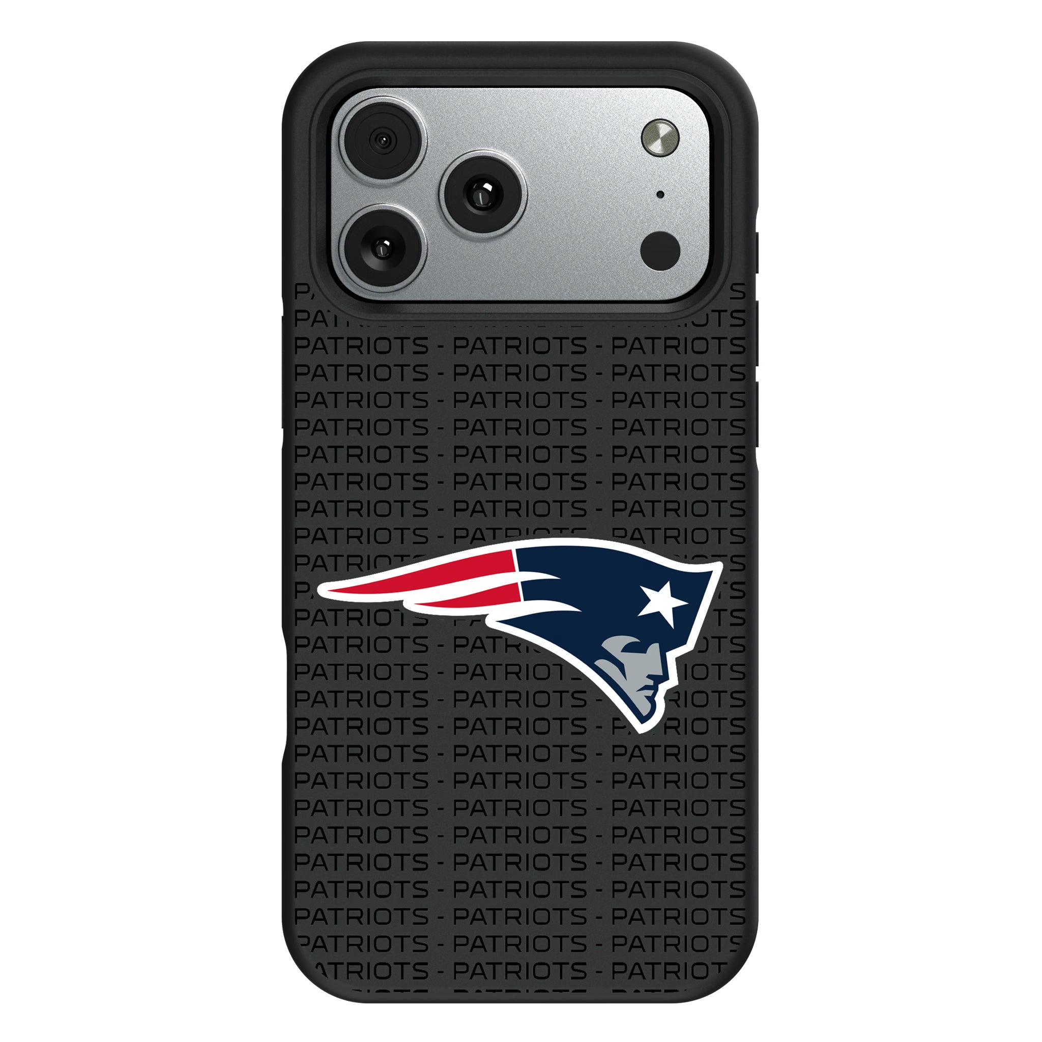 New England Patriots Text Backdrop iPhone Bump Phone Case for Apple iPhone#Device_iPhone 17 Pro Max