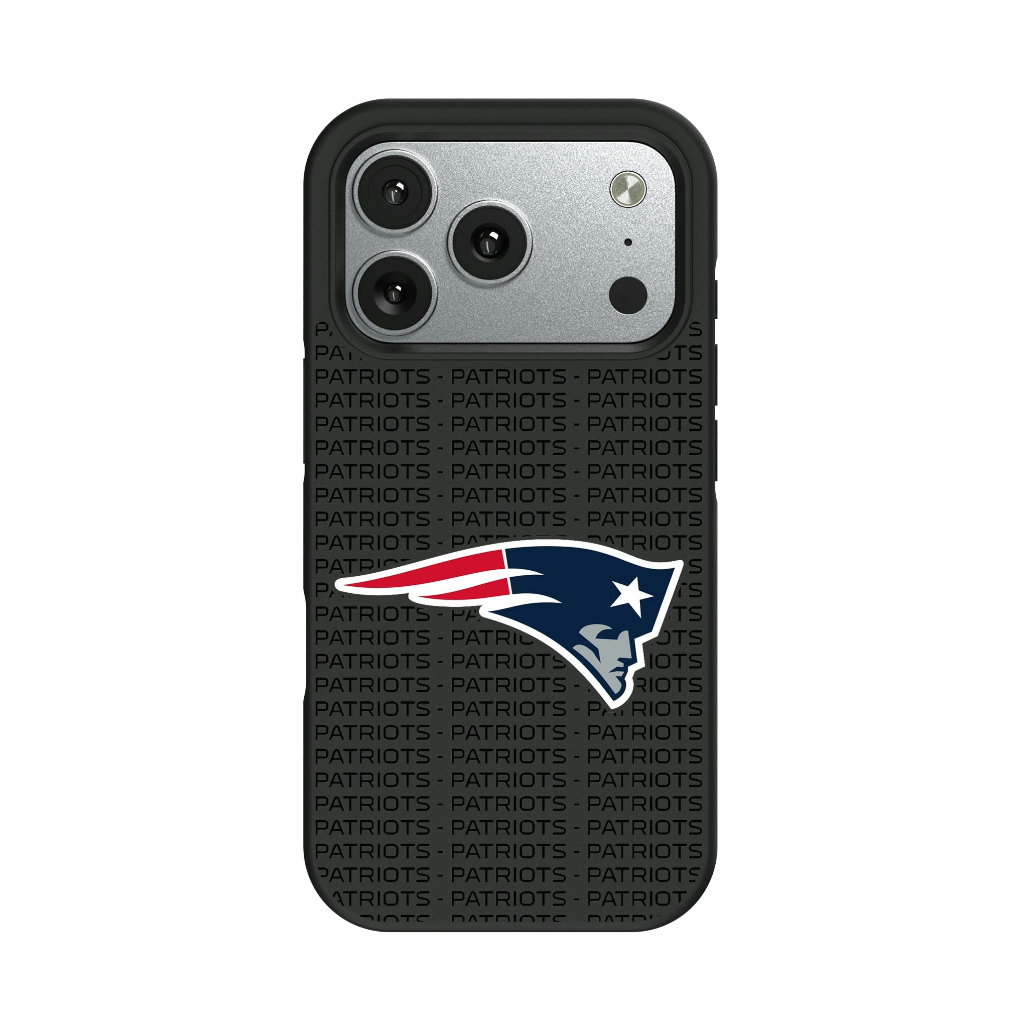 New England Patriots Text Backdrop iPhone Bump Phone Case for Apple iPhone#Device_iPhone 17 Pro
