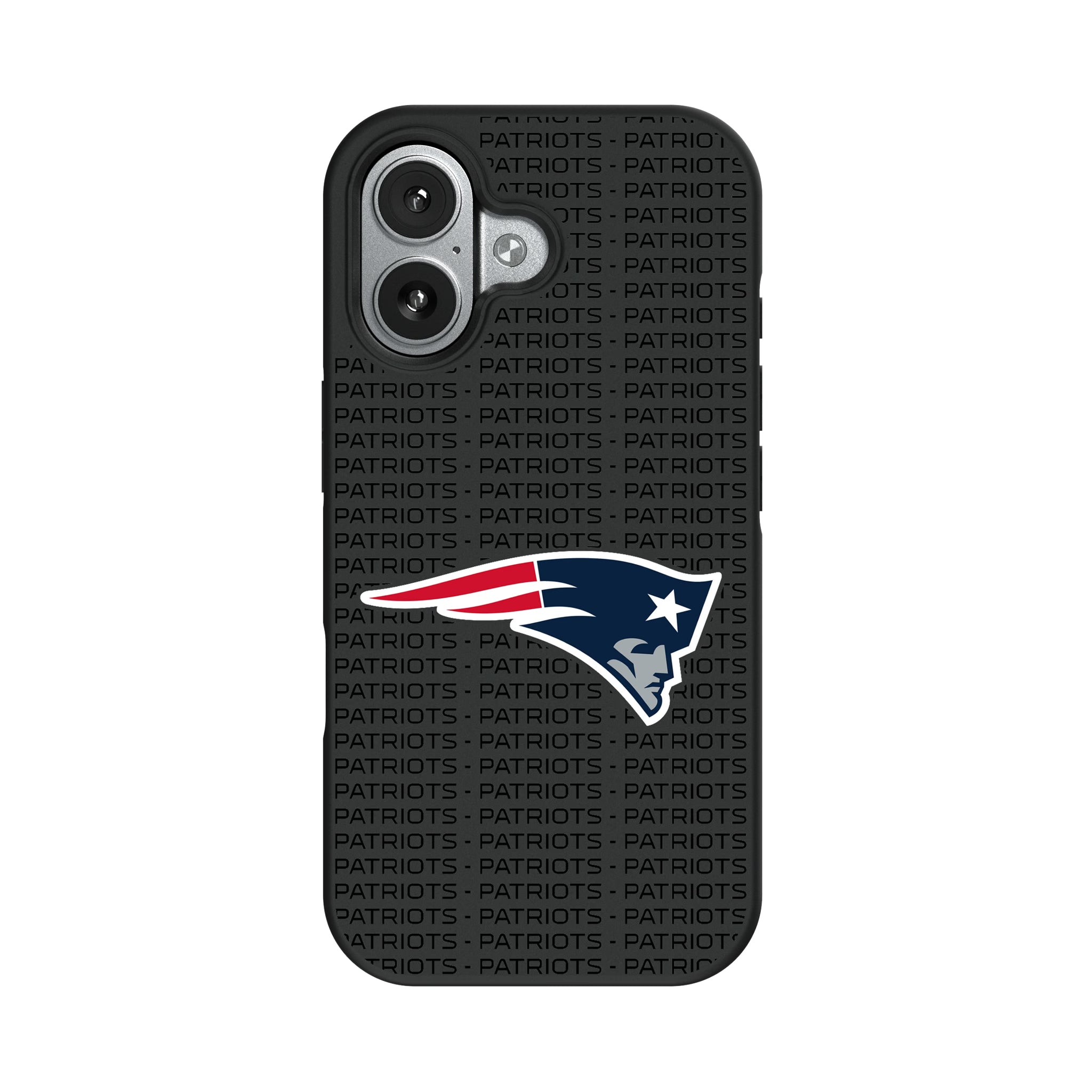 New England Patriots Text Backdrop iPhone Bump Phone Case for Apple iPhone#Device_iPhone 17