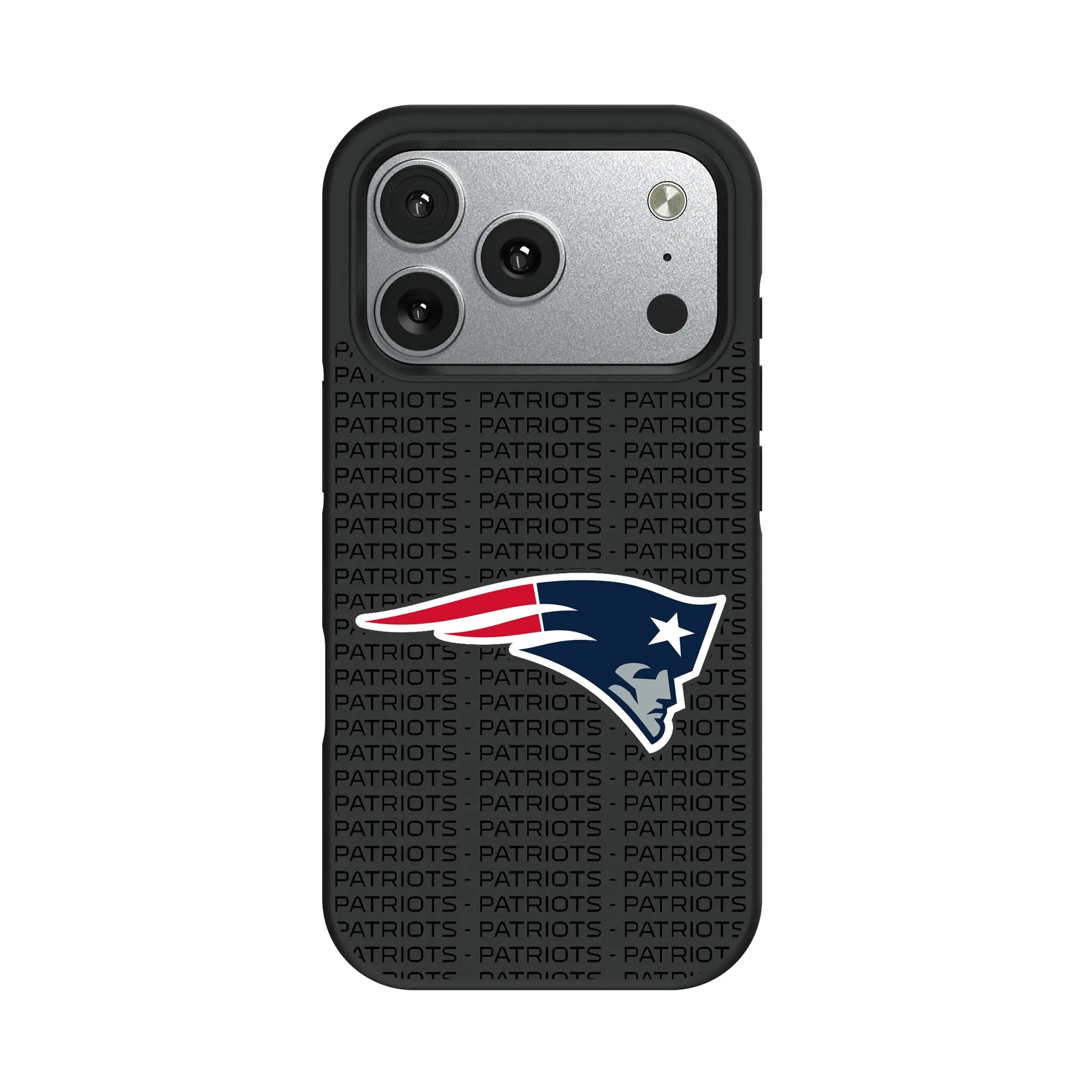 New England Patriots Text Backdrop iPhone Bump Phone Case for Apple iPhone#Device_iPhone 17 Pro