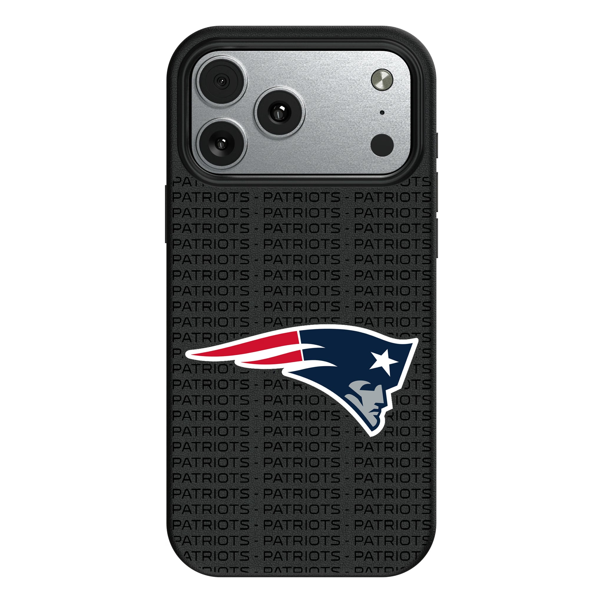 New England Patriots Text Backdrop iPhone MagSafe Compatible Phone Case for Apple iPhone#Device_iPhone 17 Pro Max