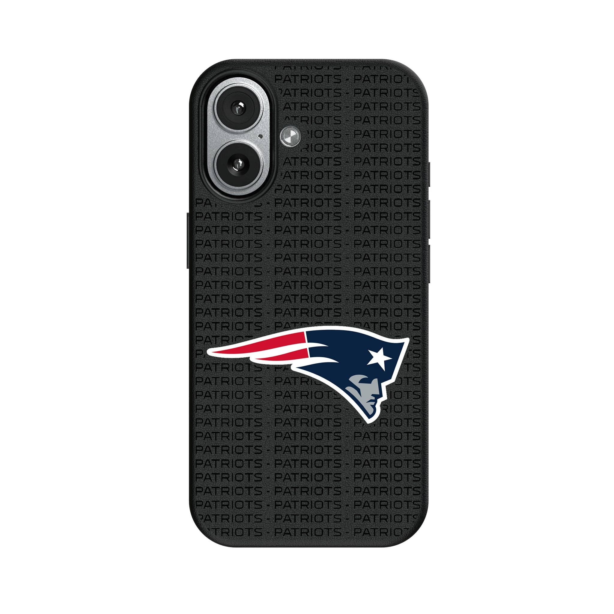 New England Patriots Text Backdrop iPhone MagSafe Compatible Phone Case for Apple iPhone#Device_iPhone 17