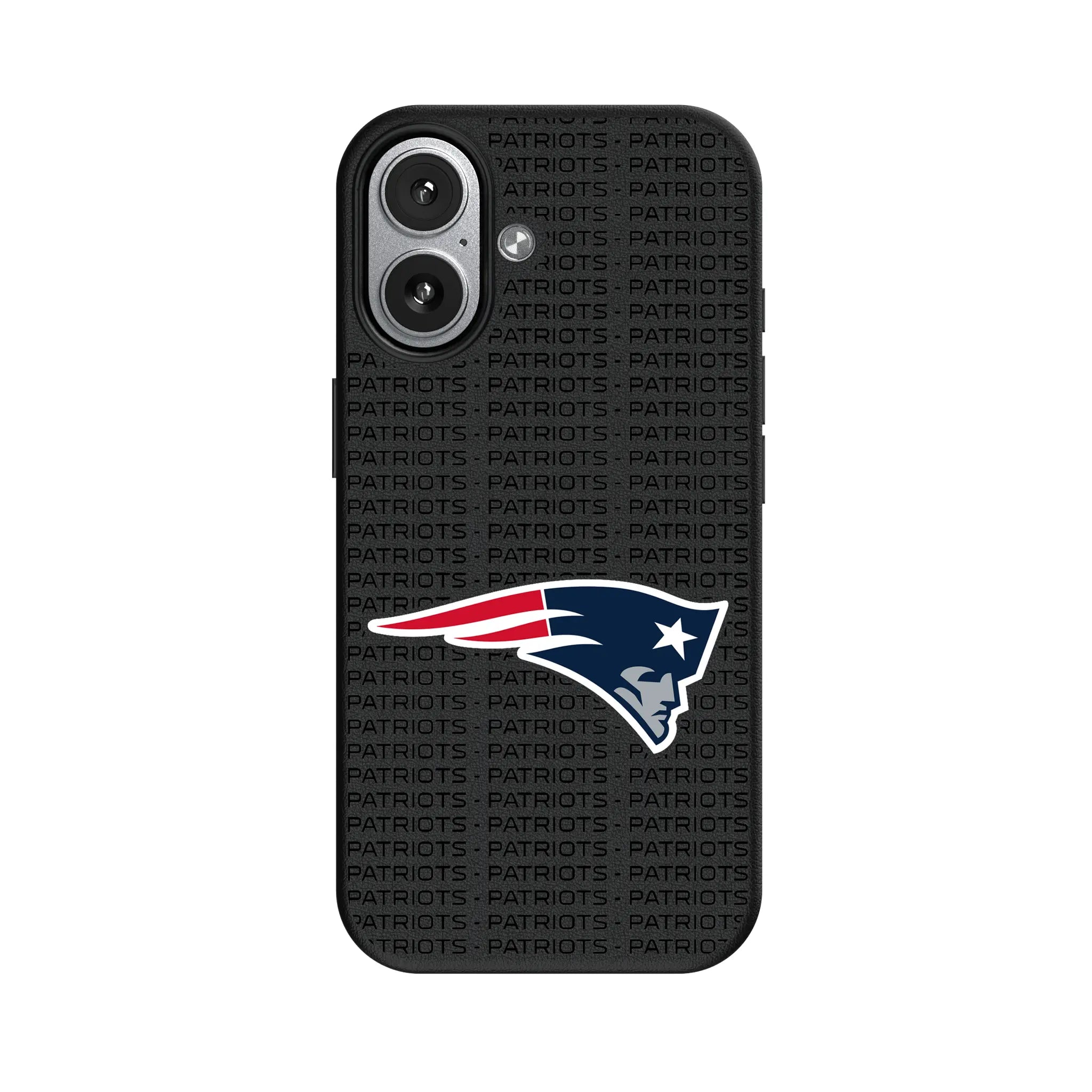 New England Patriots Text Backdrop iPhone MagSafe Compatible Phone Case for Apple iPhone#Device_iPhone 17