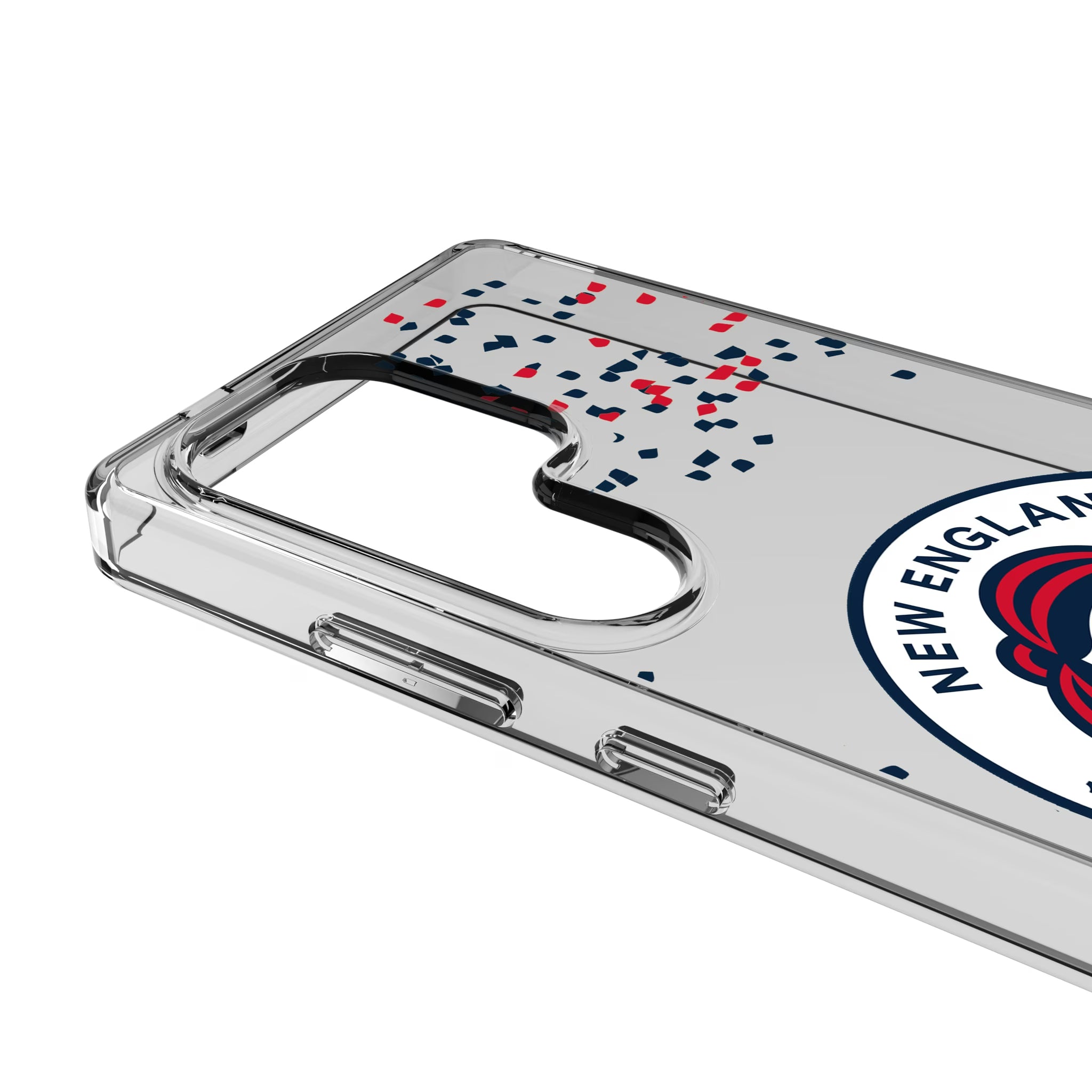 New England Revolution Confetti Galaxy Clear Phone Case for Samsung Galaxy - Detail